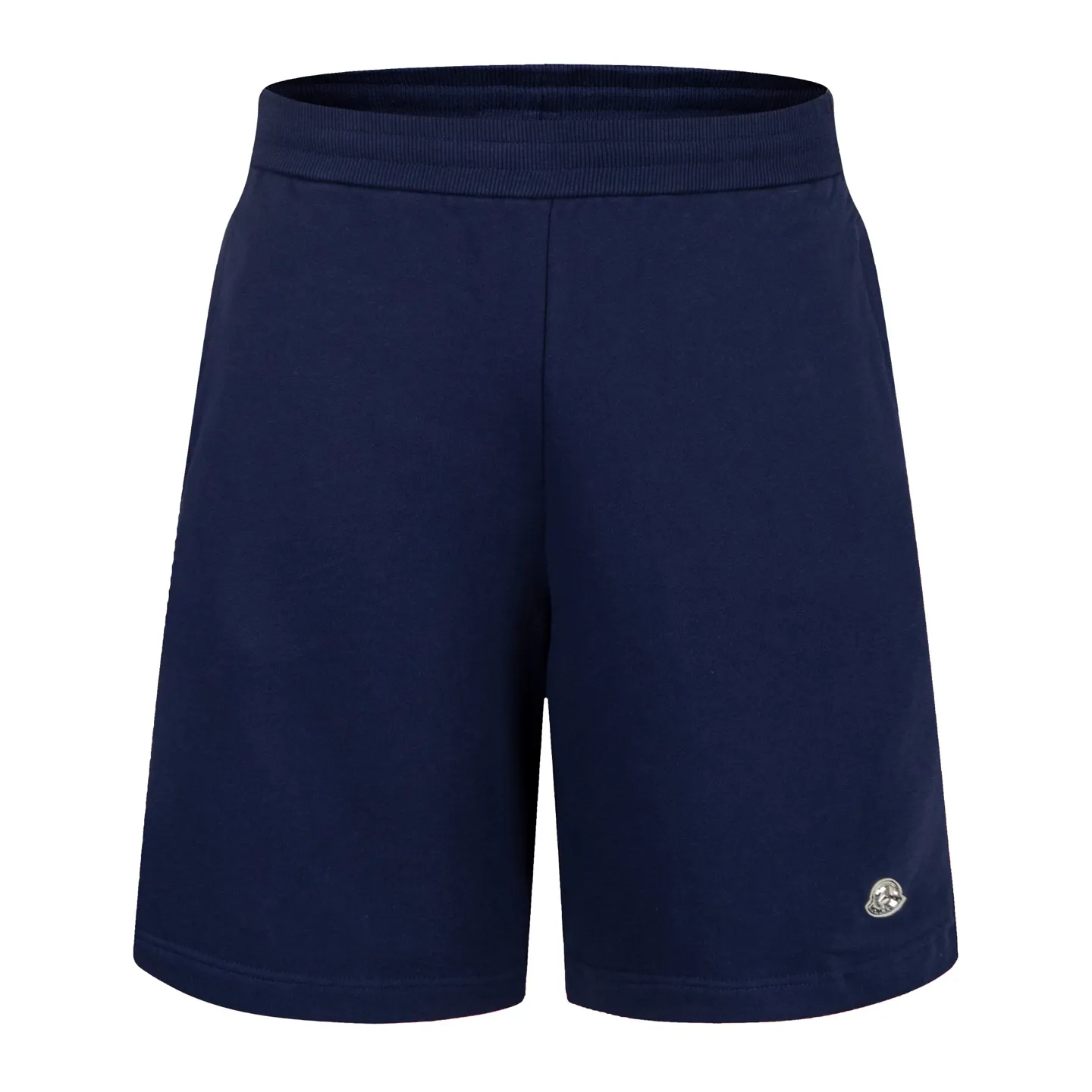 P300 [Exclusive supply] Moncler Mouthless Three-Party Joint Shorts (Navy Blue) The fabric is made of single-sided fish-scale fabric woven with cotton as the base. The front is a smooth knitted surface, and the skin-contacting surface is formed into three-dimensional terry through the floating knitting technology of the knitting machine, which increases the fluffiness and has a delicate touch. The terry structure absorbs a large amount of water and evaporates quickly, so it is not easy to loosen and deform after repeated washing. The letters LOGO are embroidered on the back panel using 16,000 needles + 18,000 needles on the embroidery machine. The double-axis linear guide drives the embroidery frame, and the frame moving accuracy can reach 0.01mm/P, ensuring precise positioning of the embroidery pattern. By actively interfering with the shrinkage potential of cotton fibers, the fabric is able to transition from changeable to stable, improving dimensional stability while being less prone to deformation and wrinkles. Size:S-M-L-XL