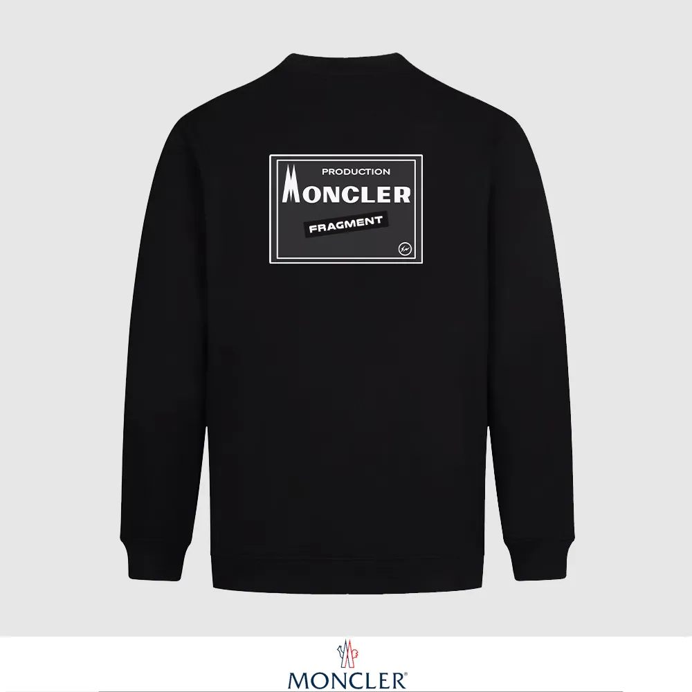 P240 Recommend the most popular Moncler masked 380g printed terry crew neck sweatshirt. Breathable pure cotton fabric. The texture is very soft and comfortable. No shrinkage, no deformation, no pilling). Original customized accessories. Collar label. Wash mark. Hang tag. Packaging (perfect details). Color: White. Black. Size: XS S M L.