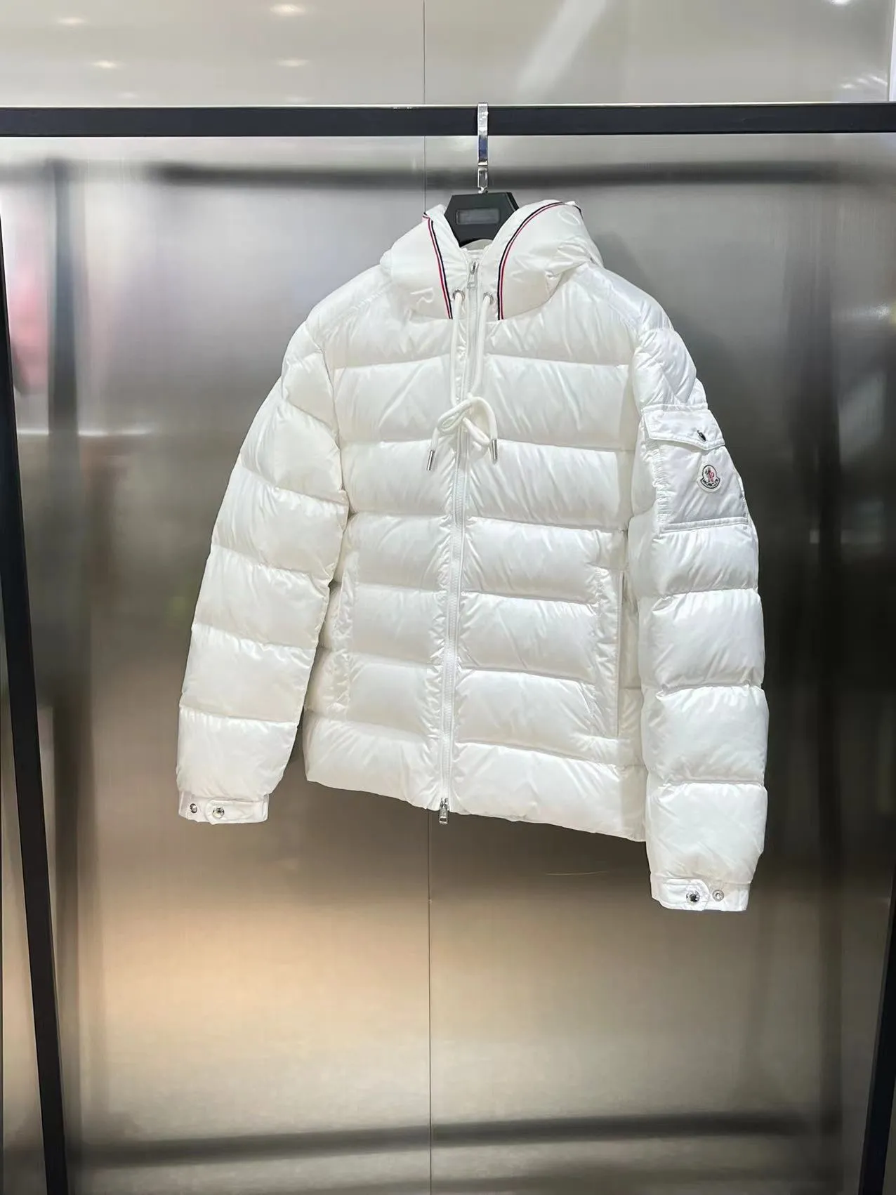P800 🆕❤️2023🆕Moncler new Pavin short hooded down jacket, same style for men and women Color: black, white Size: 12345