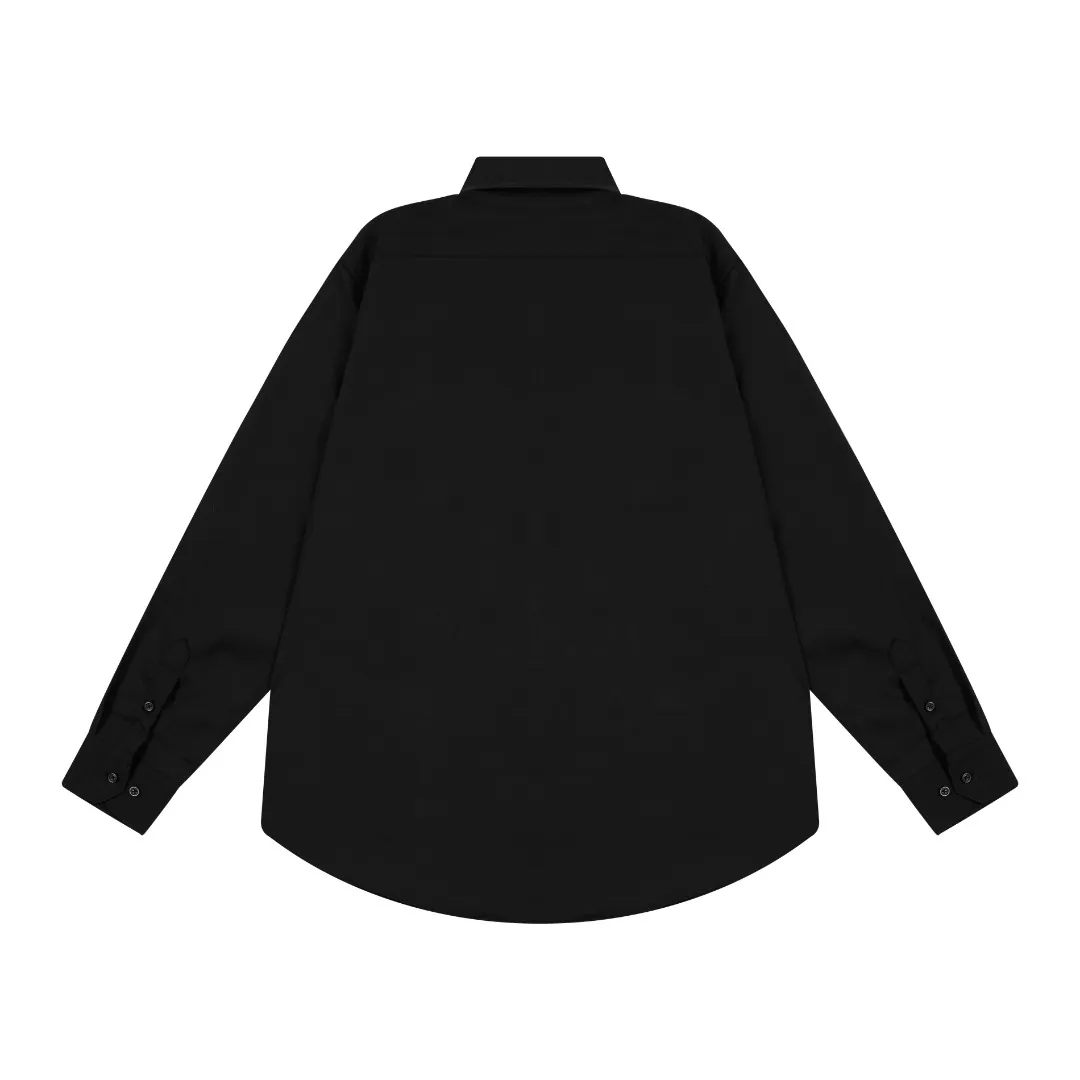 P270 Moncler official website classic brand logo design long-sleeved shirt, custom-dyed fabric, upper body full of high-end feel, pure cotton bamboo fiber fabric, high quality, same style for men and women. Size: 39-43 (M-3XL)