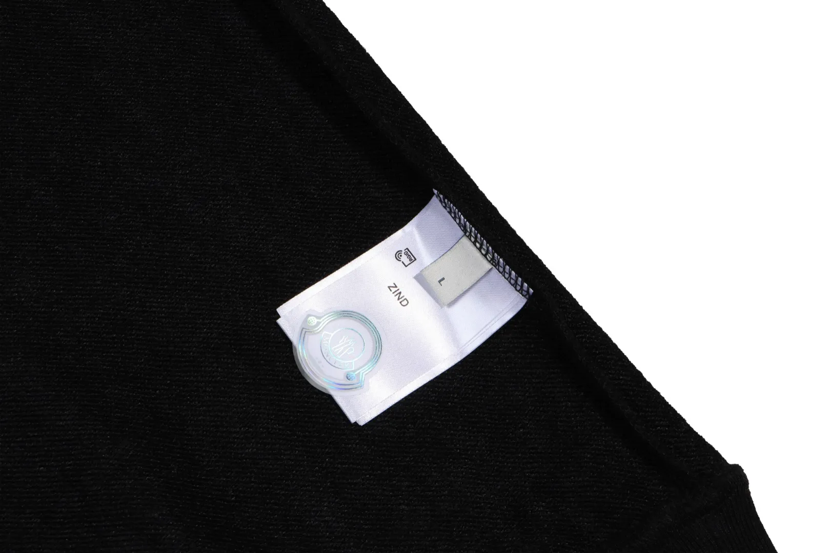 P210 High-version sweatshirt) [Long-term stock] 〖𝐌𝐎𝐍𝐂𝐋𝐄𝐑~Mask〗 Made of 440g heavy-weight fabric. It is different from the market currency. It can be matched with any variety and is properly handsome. 😎The whole dress is made of double waistcoats. The double waistcoats make the whole dress more three-dimensional. Not ordinary factories can do such fine work. 2025 Spring catwalk version of the T stage, on sale at the counter, exquisitely printed round neck terry sweatshirt, high-end double-ply cotton, custom-made stretch ribs, dyed in the same vat, complete with three standards, matched with digital printing patterns and very breathable, same style for men and women, color: black, white, apricot, size: S M L XL 2XL