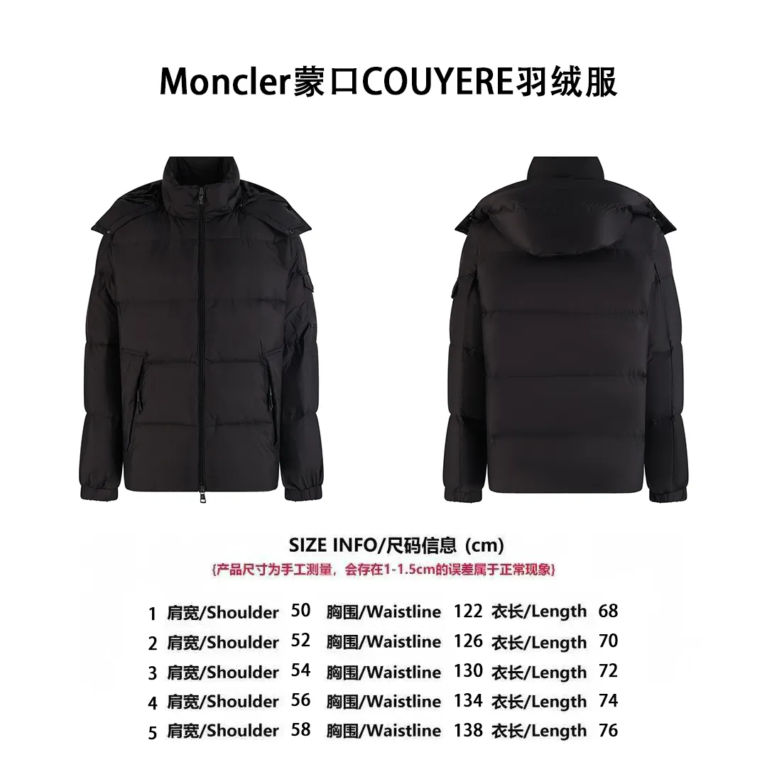 [Size Chart] Moncler 25FW COUYERE Down Jacket (Black) P1110