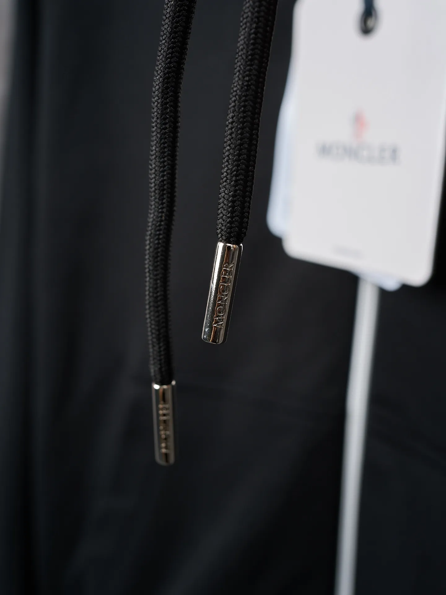 P490 Actual hanging auction] MONCLER/Mask printed logo cotton zipper hooded sweatshirt jacket [Ready stock] S M L XL