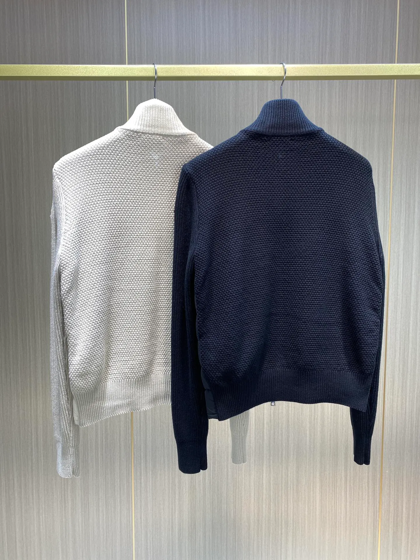 P600 Moncler men's knitted down splicing men's new size MLXLXXL