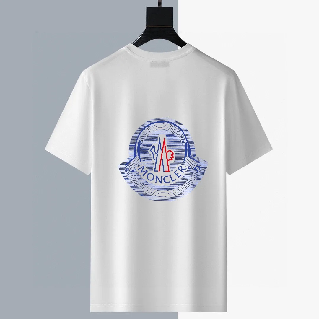 P280 Brand【MONCLER】2025 new men's short-sleeved shorts suit! Synchronous sales on the official website! High-end version on the market! It feels delicate and soft! Make you more comfortable to wear! The draped silhouette is awesome! Size: M-5XL (please state your height and weight when placing an order)