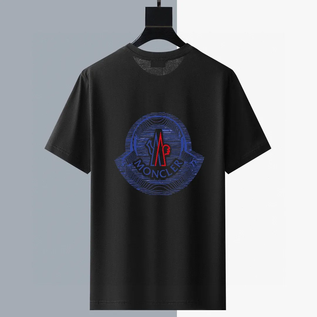 P280 Brand【MONCLER】2025 new men's short-sleeved shorts suit! Synchronous sales on the official website! High-end version on the market! It feels delicate and soft! Make you more comfortable to wear! The draped silhouette is awesome! Size: M-5XL (please state your height and weight when placing an order)