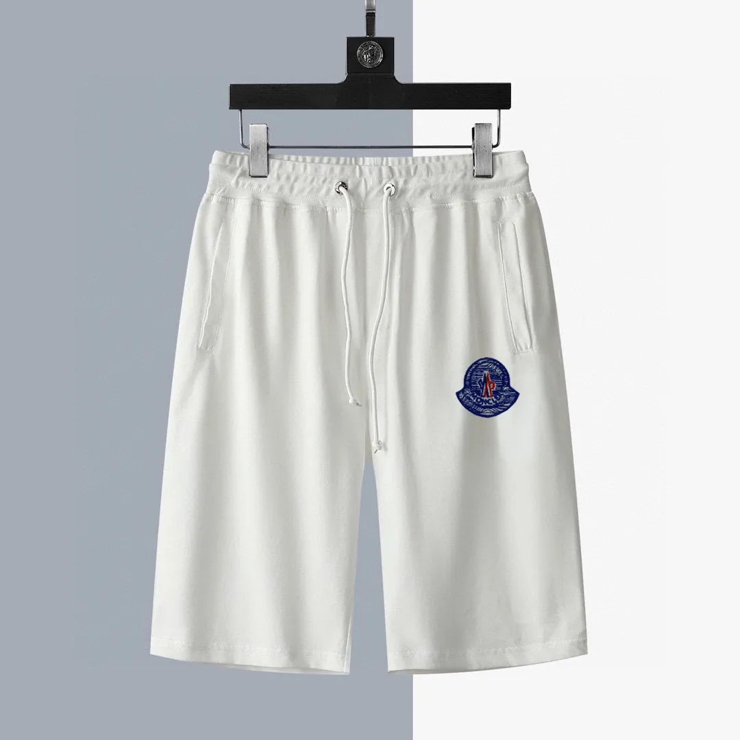P280 Brand【MONCLER】2025 new men's short-sleeved shorts suit! Synchronous sales on the official website! High-end version on the market! It feels delicate and soft! Make you more comfortable to wear! The draped silhouette is awesome! Size: M-5XL (please state your height and weight when placing an order)