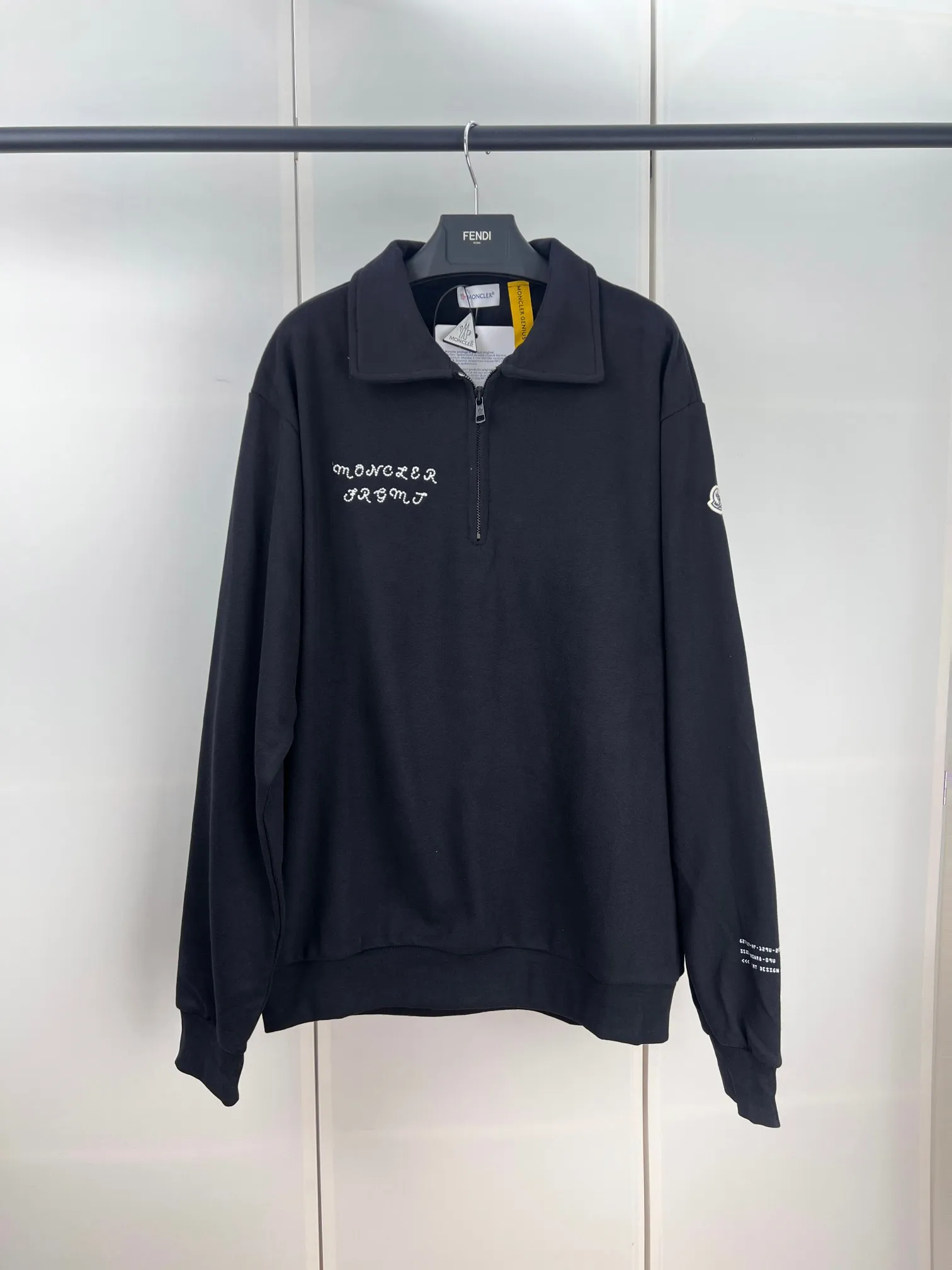 P400 Moncler masked letter armband polo sweatshirt S/M/L/XL