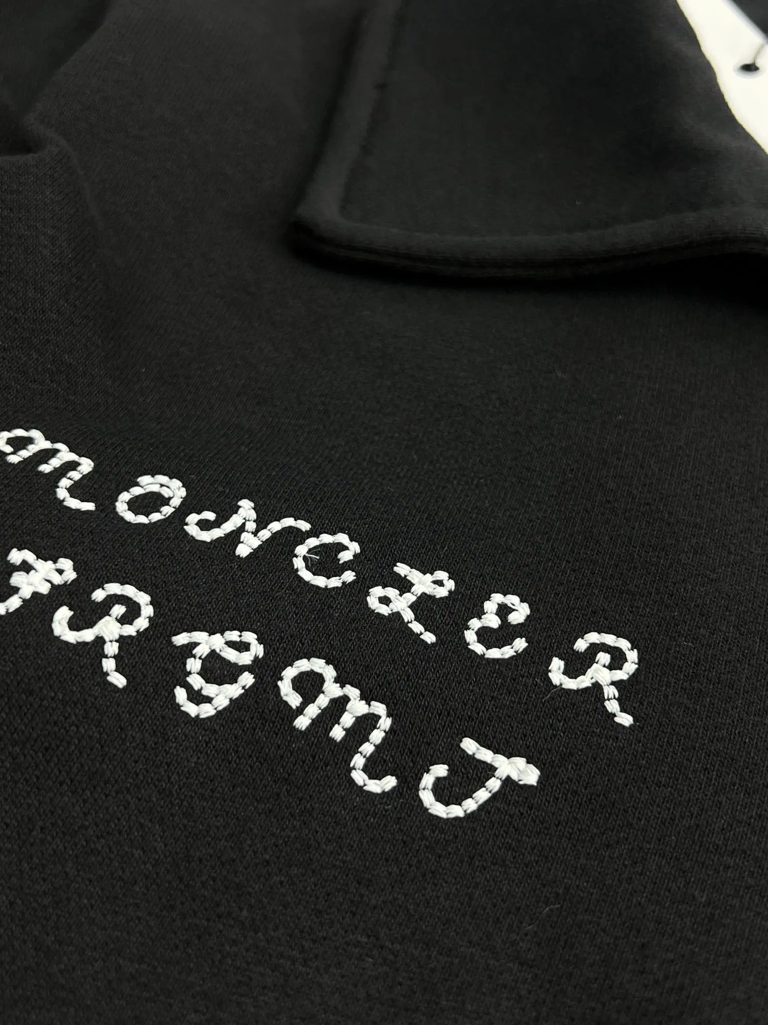 P400 Moncler masked letter armband polo sweatshirt S/M/L/XL