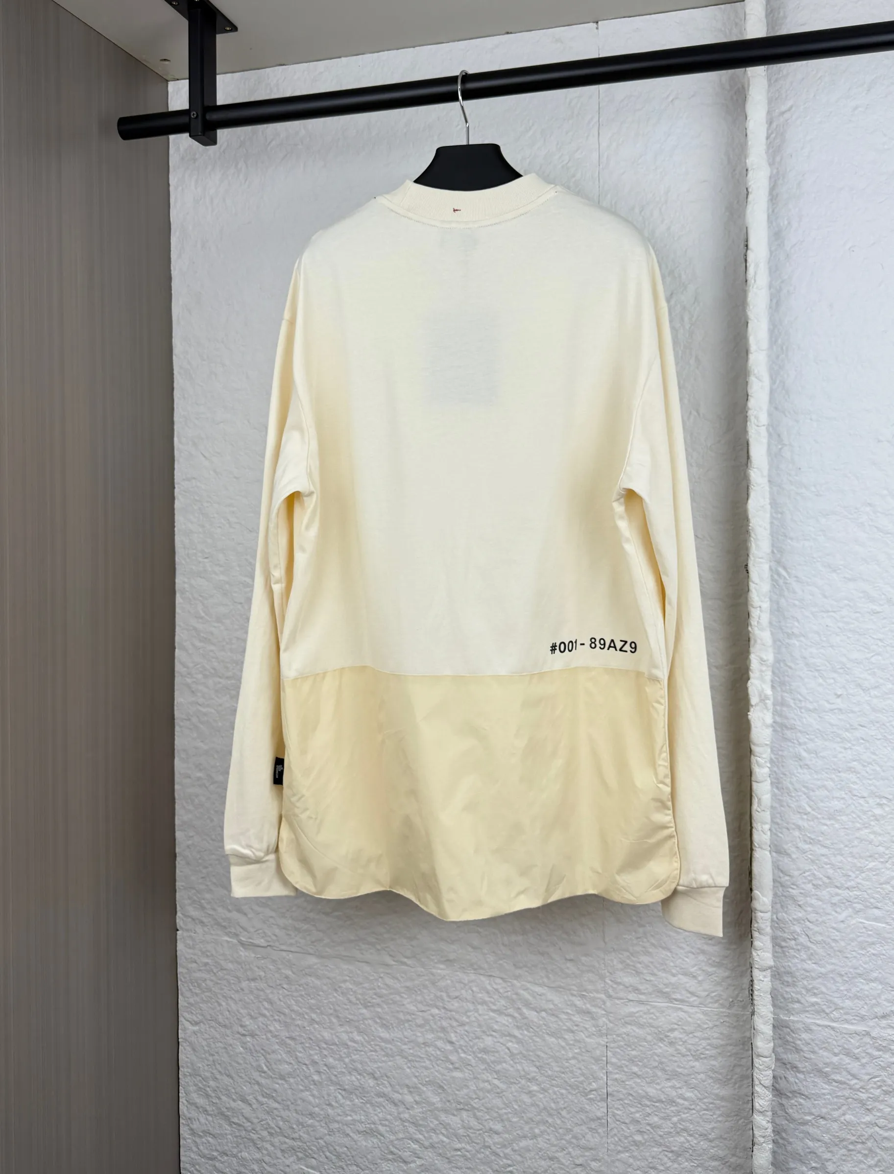 P370 Moncler masked print patchwork T-shirt long sleeve S/M/L/XL