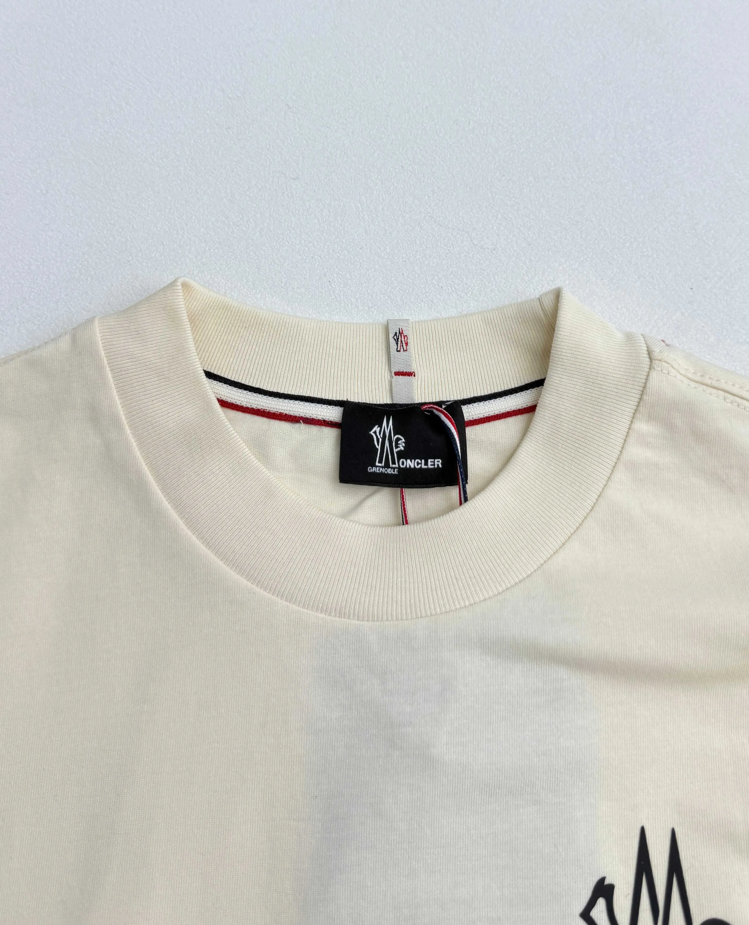 P370 Moncler masked print patchwork T-shirt long sleeve S/M/L/XL