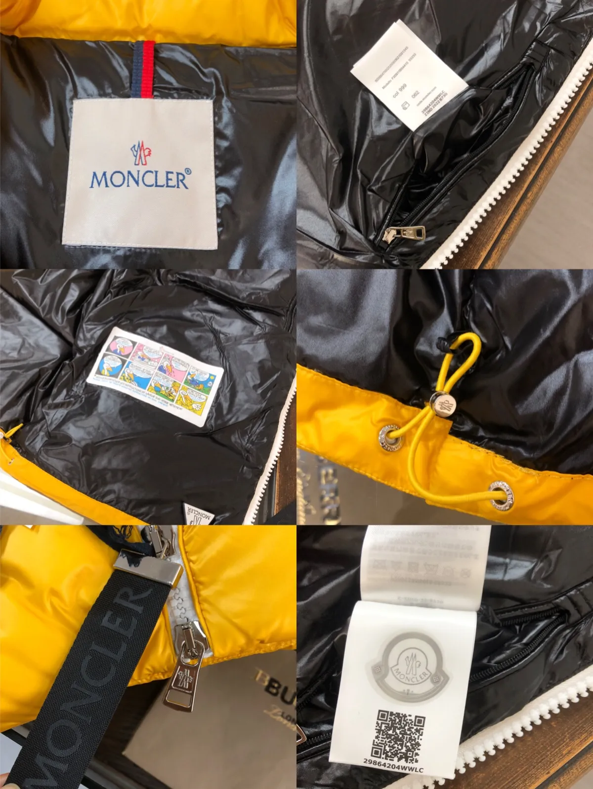 P640 🔥Mon*cler 2024 new down vest exclusive real shot✌️ 🥰🥰The design of the stand-up collar is inspired by Moncler’s iconic jacket from the 1980s🧥. It has been reinterpreted with modern and dynamic elements. 😎This vest🎽 embodies the personality of those who always want to be a champion🏆. It is fashionable and versatile🉑 and can be worn as a vest in the mid-season or paired with a windproof jacket in the cold winter. 👍🏻 Color: black (blue lining) blue (black lining) yellow (black lining) Size: 1-2-3-4-5 (M～3xl)