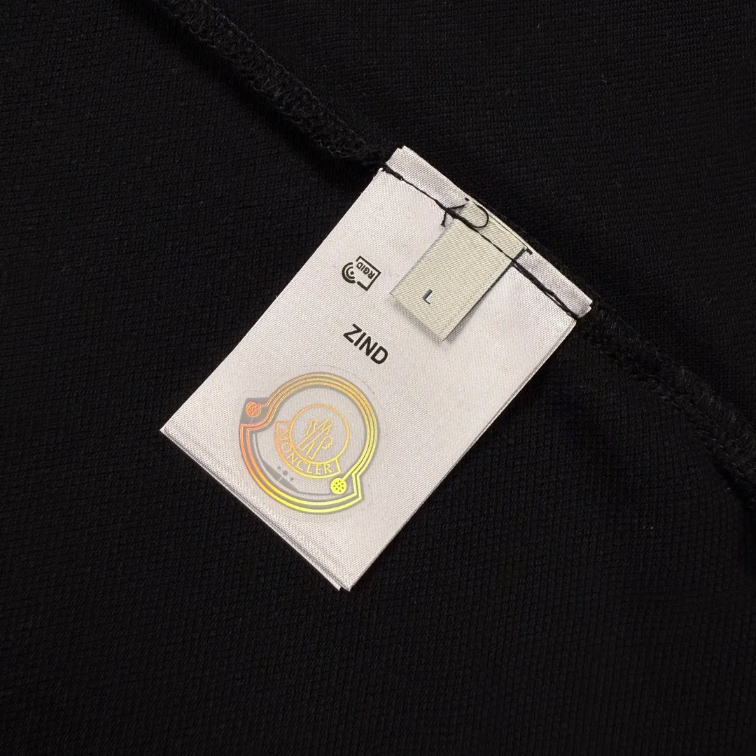 P220 Moncler pixel logo embroidered polo shirt, sizes XS-L