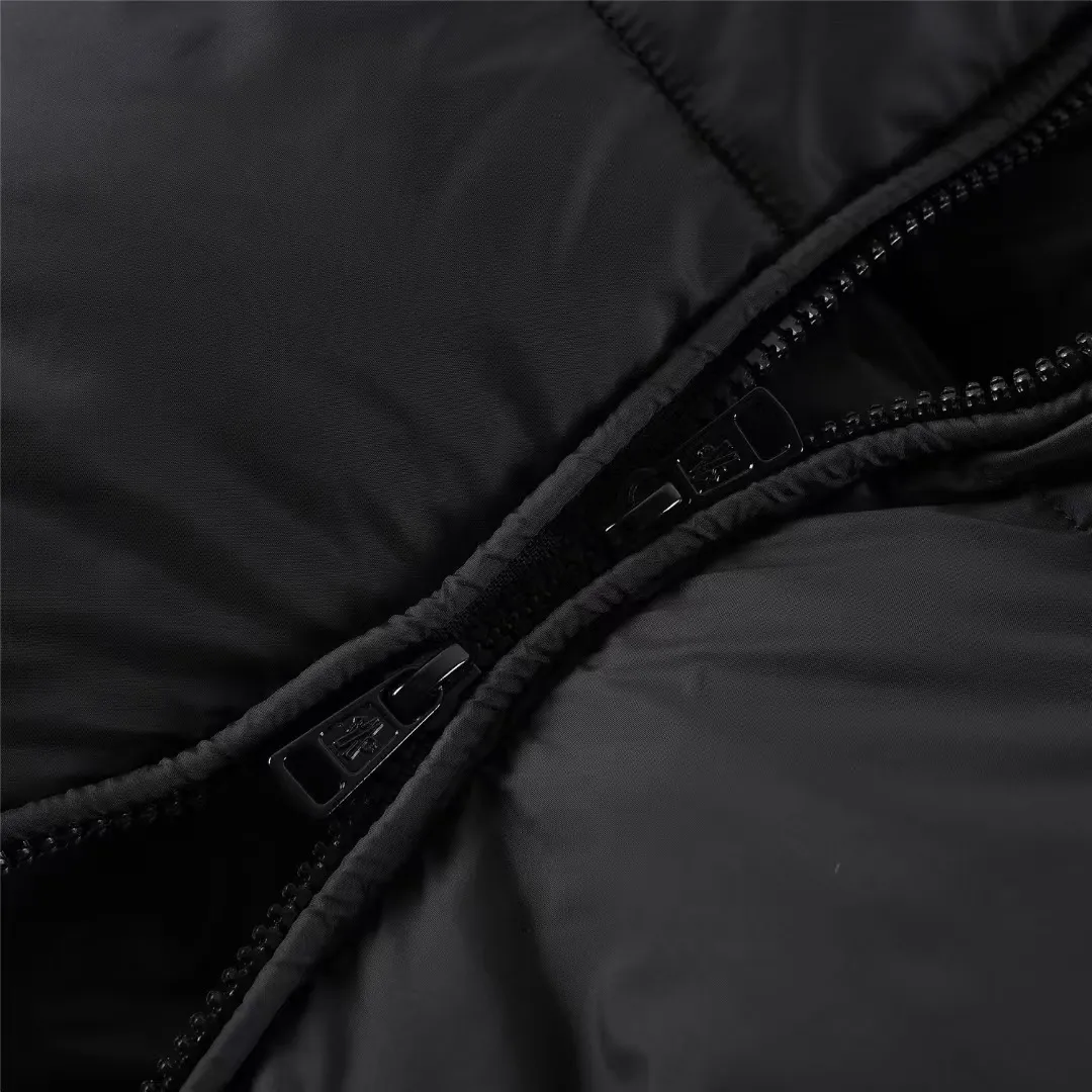 P760 Moncler aubert white stand-collar down jacket, super nice new style, a-line short style, color: black, size: 12345