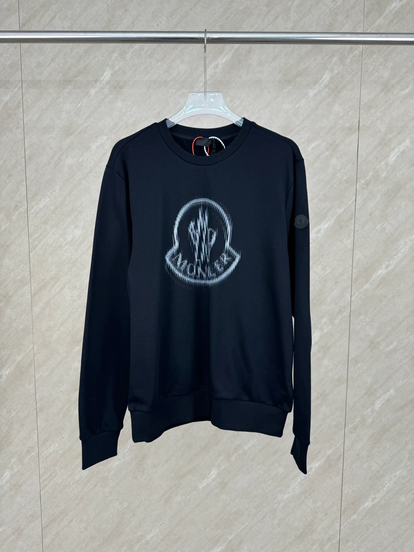 P350 MONCLER masked round neck pullover printed casual long-sleeved sweatshirt SIZE S/M/L/XL