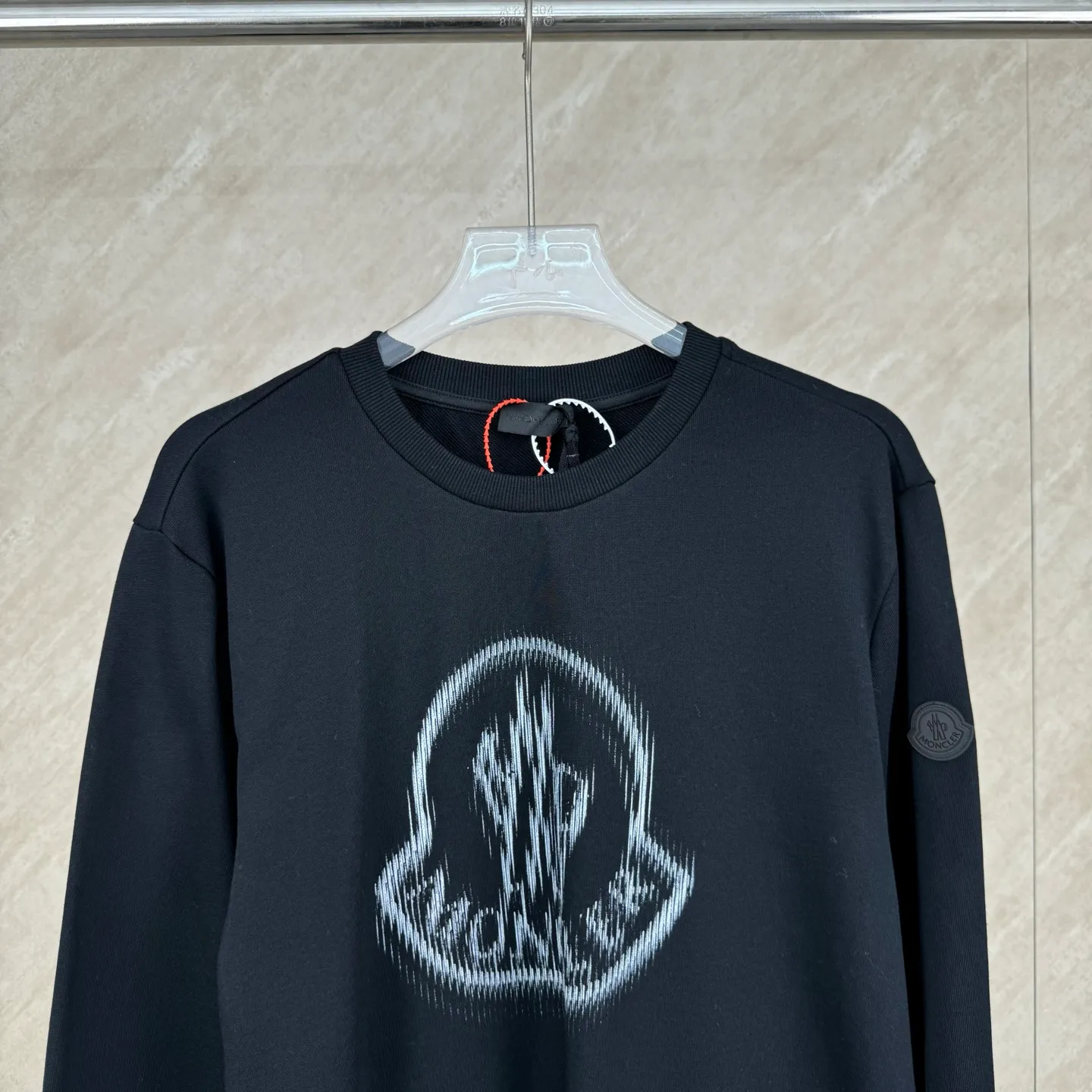 P350 MONCLER masked round neck pullover printed casual long-sleeved sweatshirt SIZE S/M/L/XL