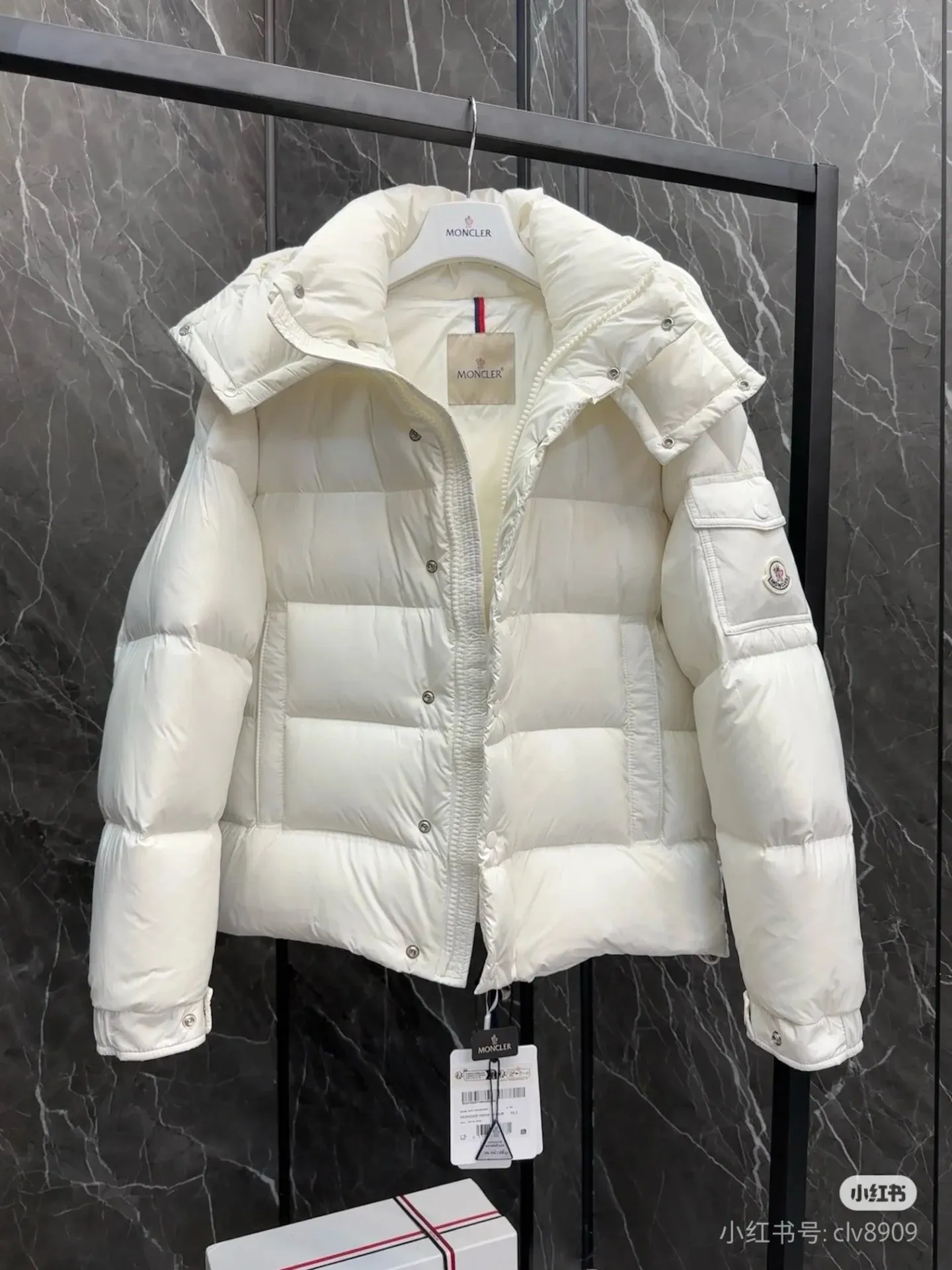 P840 Moncler. Matte Maya off-white 01234 size