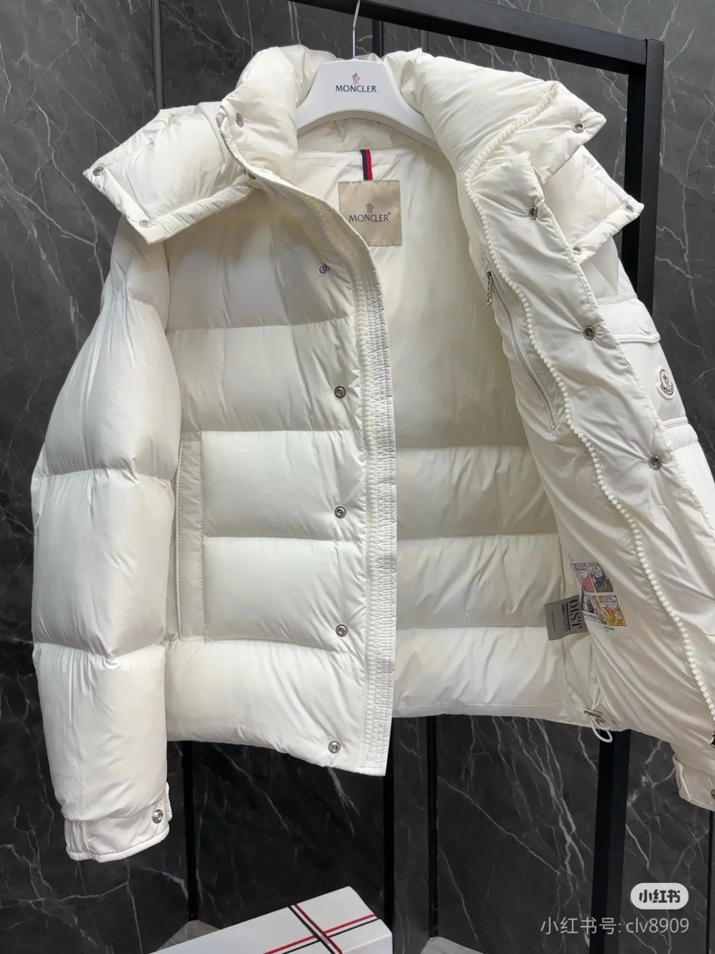 P840 Moncler. Matte Maya off-white 01234 size
