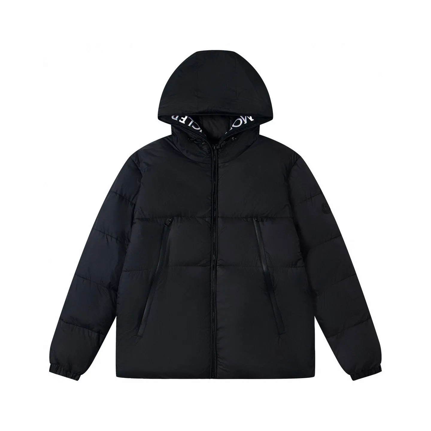 P390 Moncler · MONTCLA series new hooded cotton jacket, the same style as Wang Hedi's. The letters are exquisitely embroidered. All the accessories are the same. Full of details. The same style for couples. The best choice to buy! Size: m-2xl