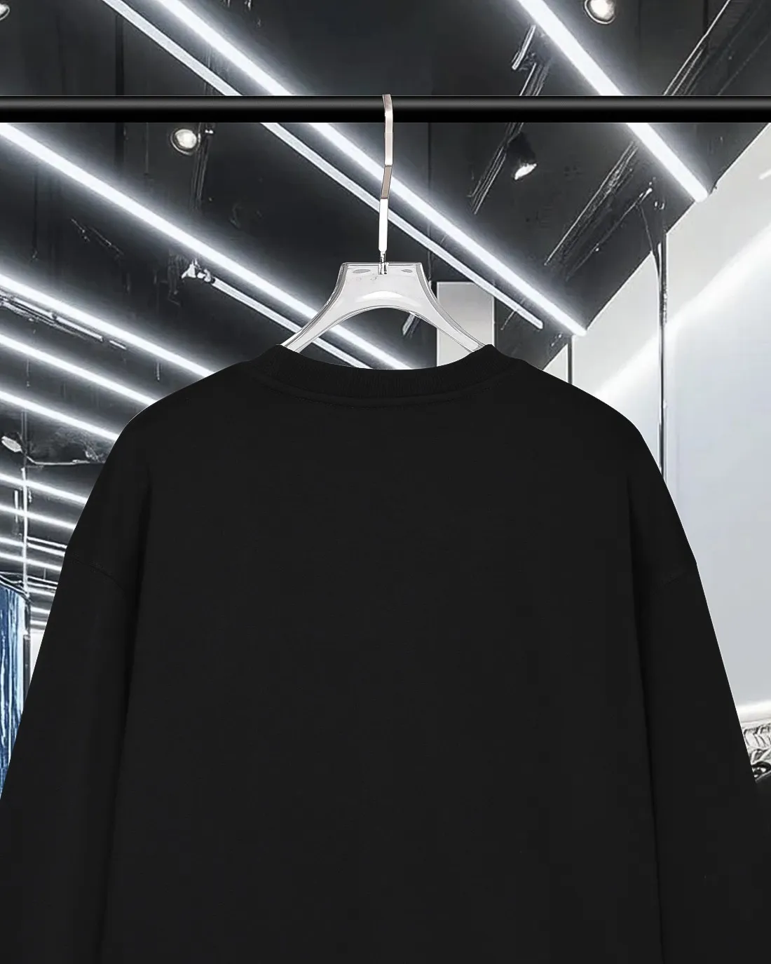 P220 (Next day shipping) MONCLER/Mousse 2025Fw new autumn and winter style 400g pullover round neck long-sleeved sweatshirt Three-dimensional offset letter logo embossed technology Same style for men and women Brand classic Pure cotton fabric Official synchronization High version High quality Fashion personality Versatile trend Pure original quality Original fabric Hang tag Collar label Washed wheat Three complete labels Color: Black. White. Size: S-XL