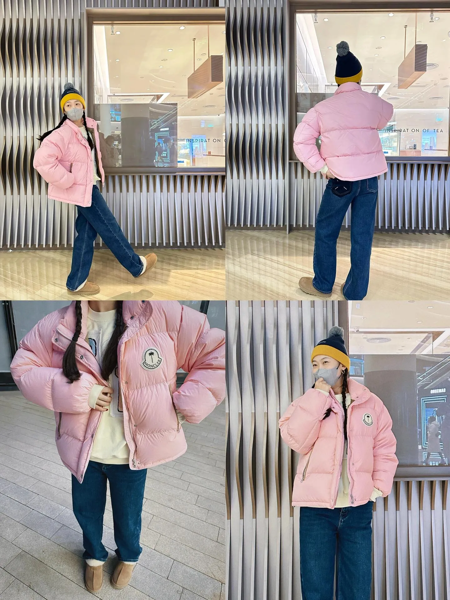 P1580 Meng Mouth Angels joint limited edition large label down jacket #Monger Full of American retro style! ⚠️Short style with small stand-up collar, waterproof and anti-fouling fabric, 95 white duck down filling, the upper body is not heavy and warm, classic and timeless! On the chest is the joint logo of the two major brands, which is very special. Another design point is the zippers on the left and right sides, which are stitched with leather, which is very textured! If you look closely, you can see that even the steel seal on the zipper is the joint logo of the two brands. The whole thing is really full of sincerity!  SIZE:1# 2# 3# 4# 5# 6# [Details attached are size chart]
