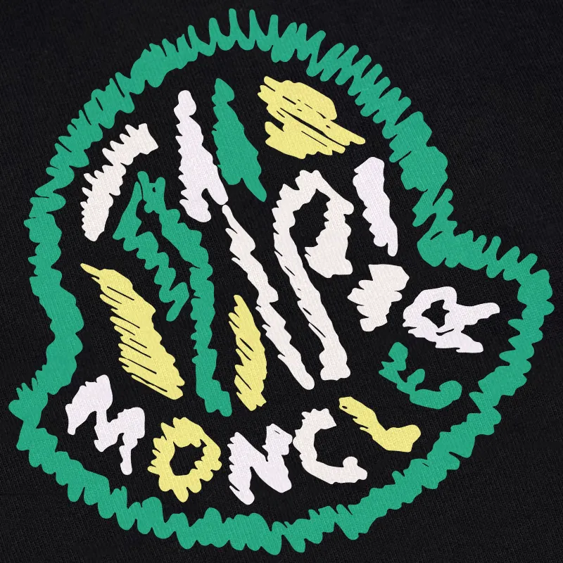 P240 Recommend the most popular Moncler masked 380g printed terry crew neck sweatshirt. Breathable pure cotton fabric. The texture is very soft and comfortable. No shrinkage, no deformation, no pilling). Original customized accessories. Collar label. Wash mark. Hang tag. Packaging (perfect details). Color: White. Black. Size: XS S M L.