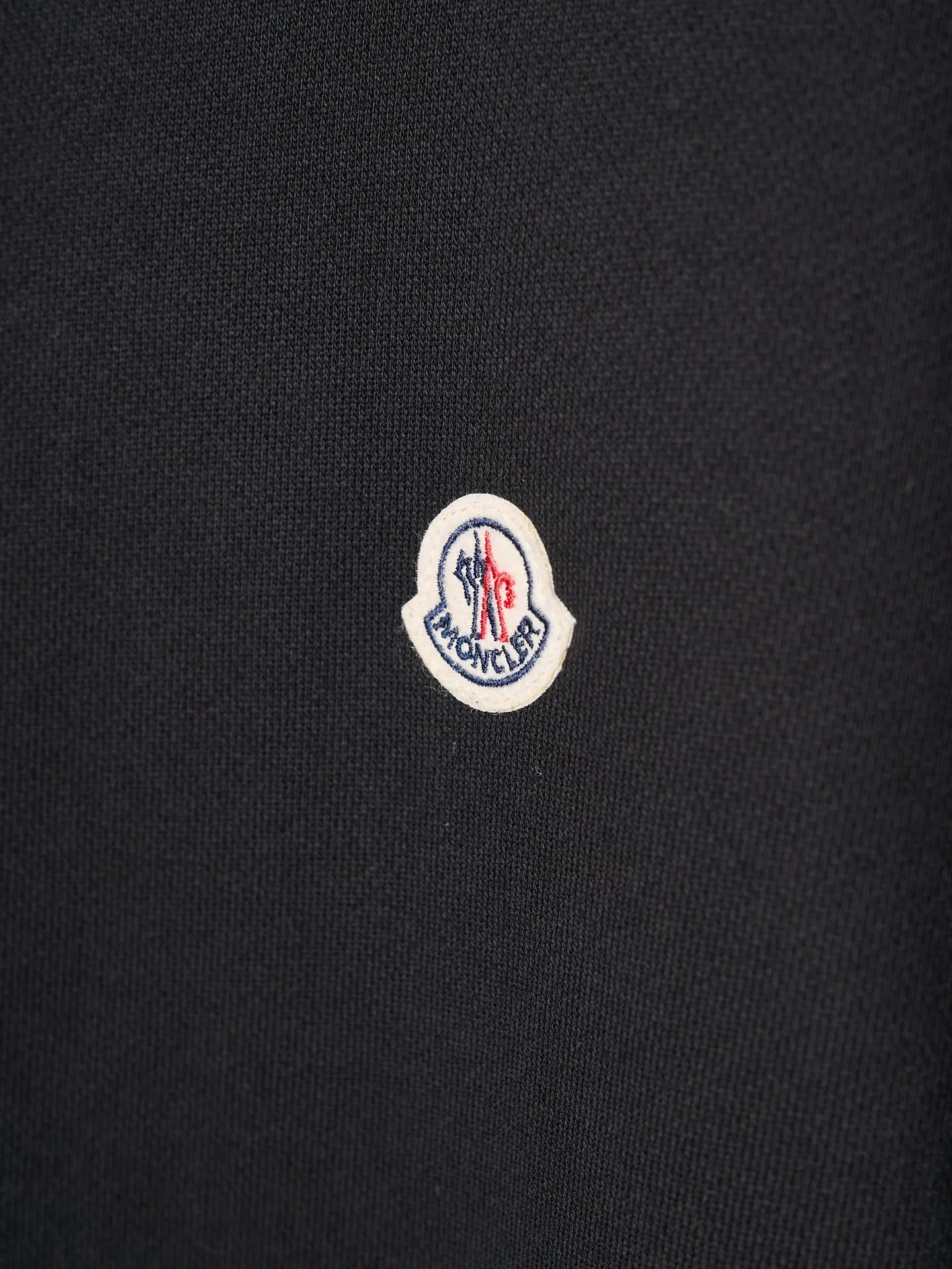 P380 Actual hanging auction] MONCLER/Mask solid color logo patch hooded sweatshirt [Ready stock] S M L