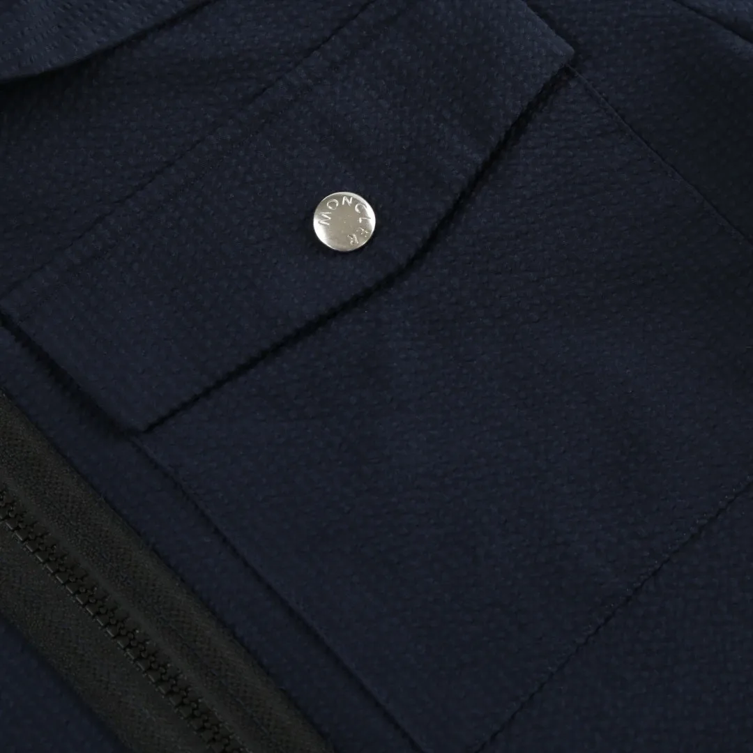 P440 MONCLER/Muzzled Puff Wrinkle Shirt Jacket [Ready Stock] 1 2 3 4