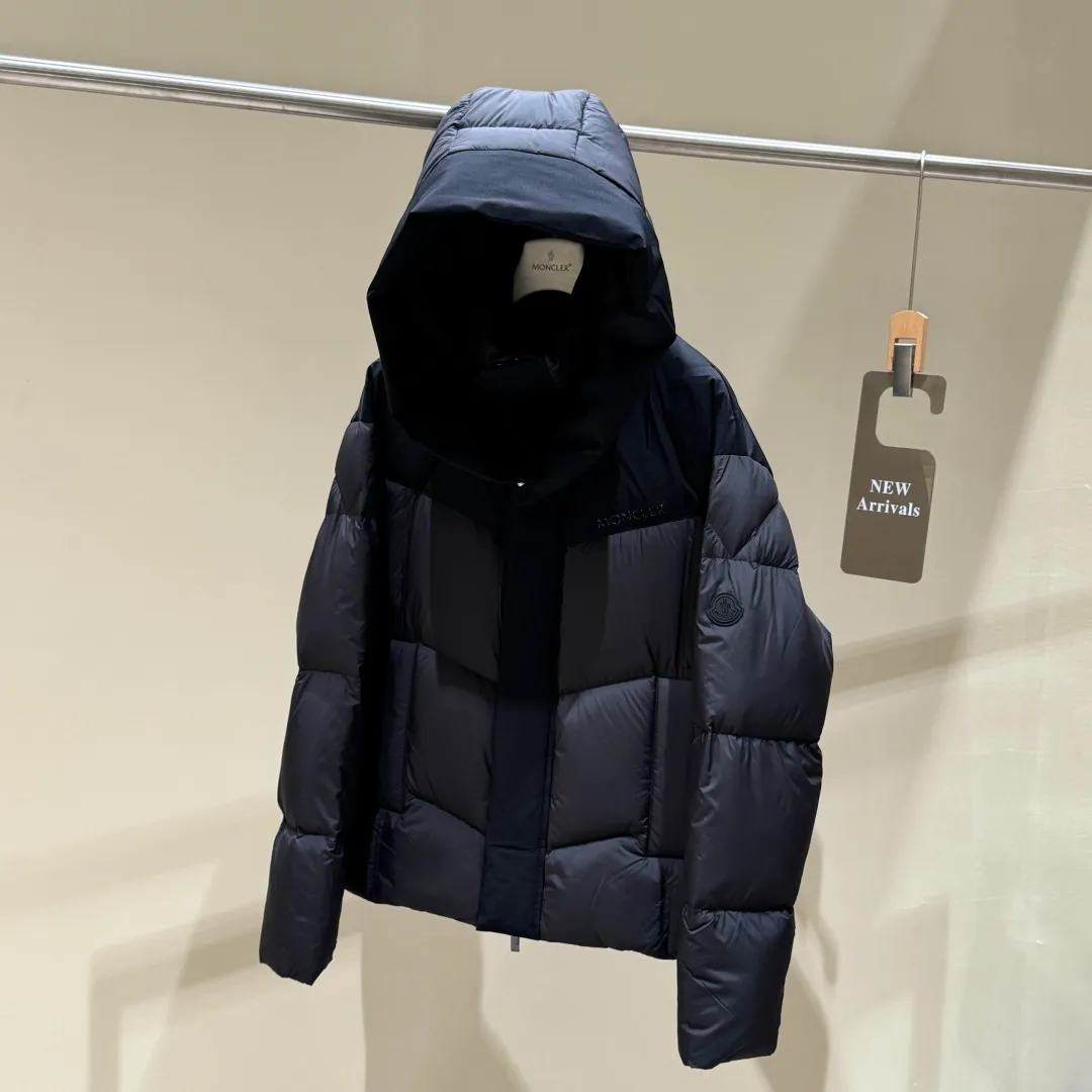 Special grade P1640 𝗠𝗼𝗻𝗰𝗹𝗲𝗿｜Moncler 𝟮𝟬𝟮𝟱new autumn and winter products magnetic buckle goose down down jacket for men and women #T72# 𝗦𝗶𝘇𝗲: 𝟭# 𝟮# 𝟯# 𝟰#𝟱# Product color: black