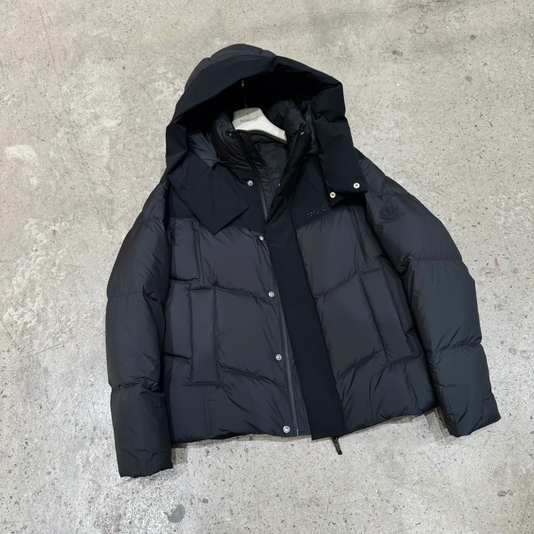 Special grade P1640 𝗠𝗼𝗻𝗰𝗹𝗲𝗿｜Moncler 𝟮𝟬𝟮𝟱new autumn and winter products magnetic buckle goose down down jacket for men and women #T72# 𝗦𝗶𝘇𝗲: 𝟭# 𝟮# 𝟯# 𝟰#𝟱# Product color: black