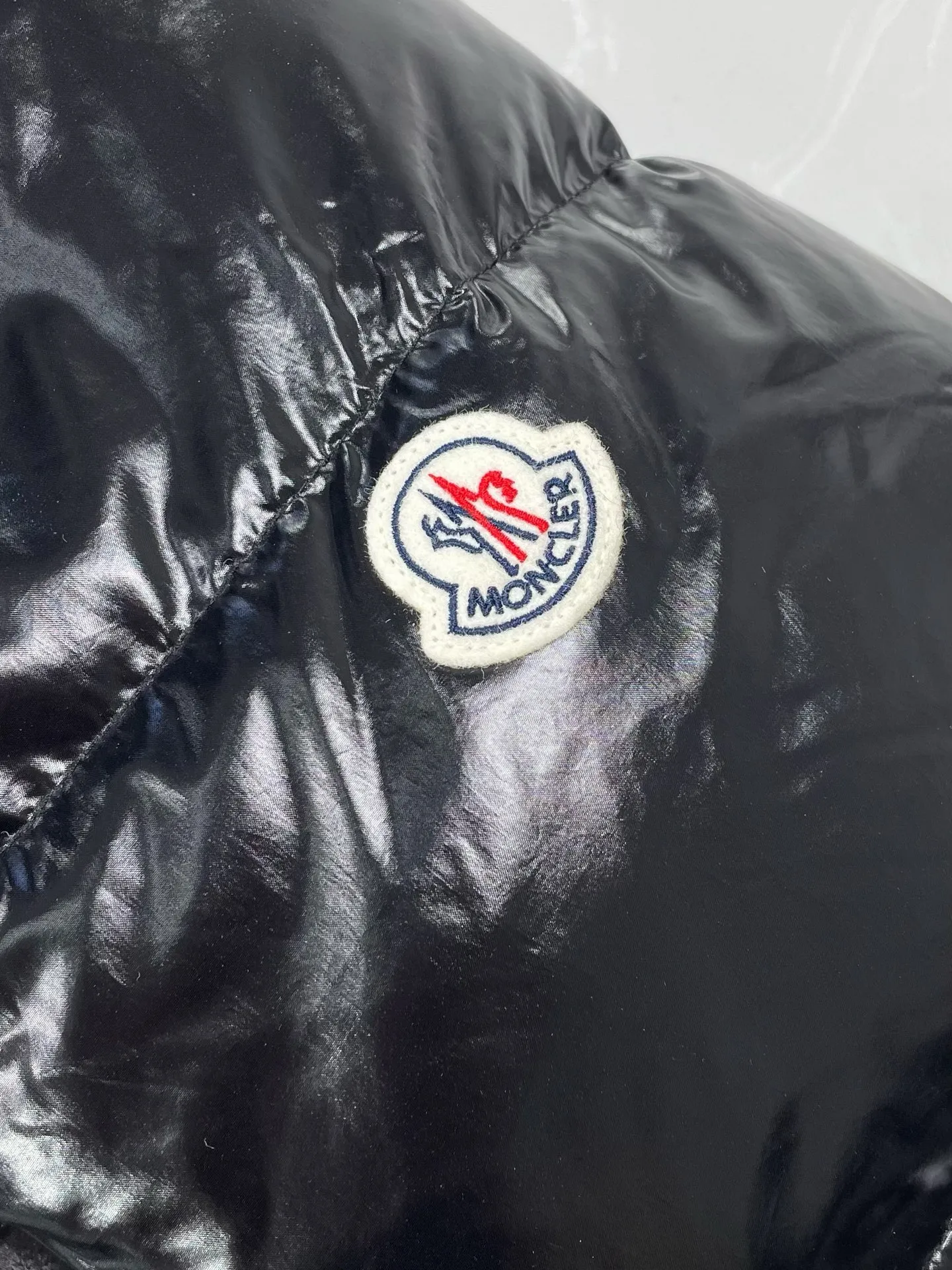P930 (high version) Moncler-Mask-25ss woven trim hooded women's slimming waist down jacket Size:0 1 2 3