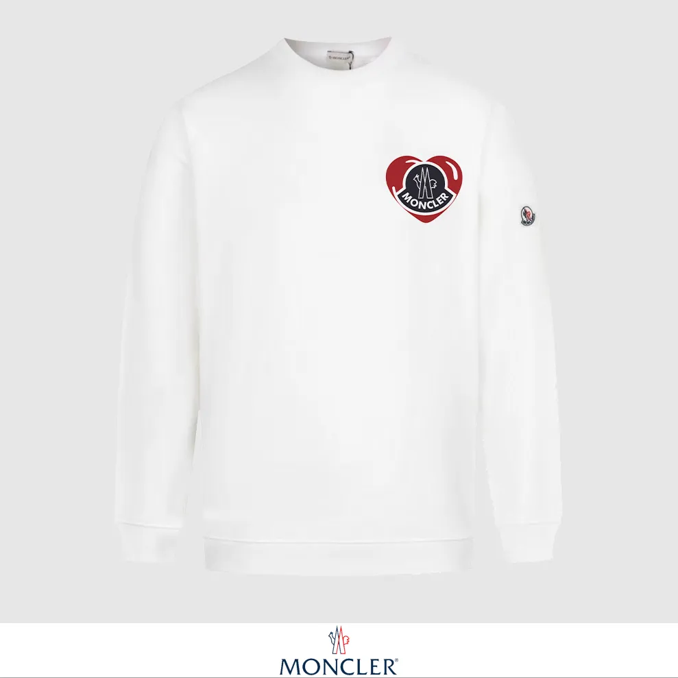 P240 Recommend the most popular Moncler masked 380g printed terry crew neck sweatshirt. Breathable pure cotton fabric. The texture is very soft and comfortable. No shrinkage, no deformation, no pilling). Original customized accessories. Collar label. Wash mark. Hang tag. Packaging (perfect details). Color: White. Black. Size: XS S M L.
