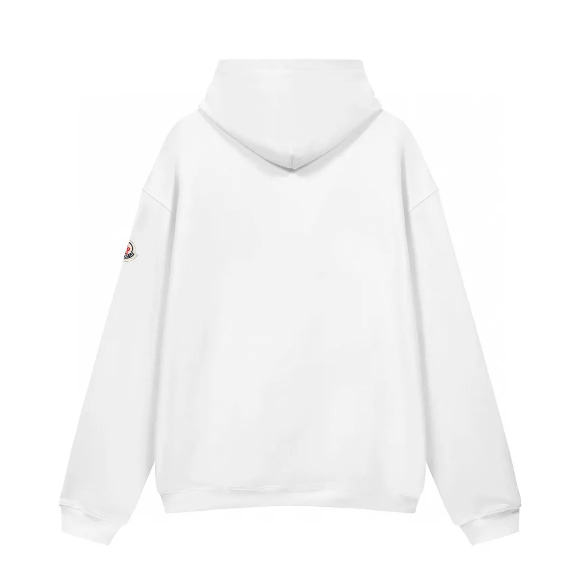 P270 Recommended model that will not be sold off the shelves, Moncler Mouth Mouth 480g velvet printed hooded sweatshirt, Australian velvet fabric is soft and comfortable, does not shrink, does not deform, does not pill) Original customized accessories Collar label Wash mark Hang tag Packaging (perfect details) Color White Black Size XS-L - Copy (63) - Copy - Copy