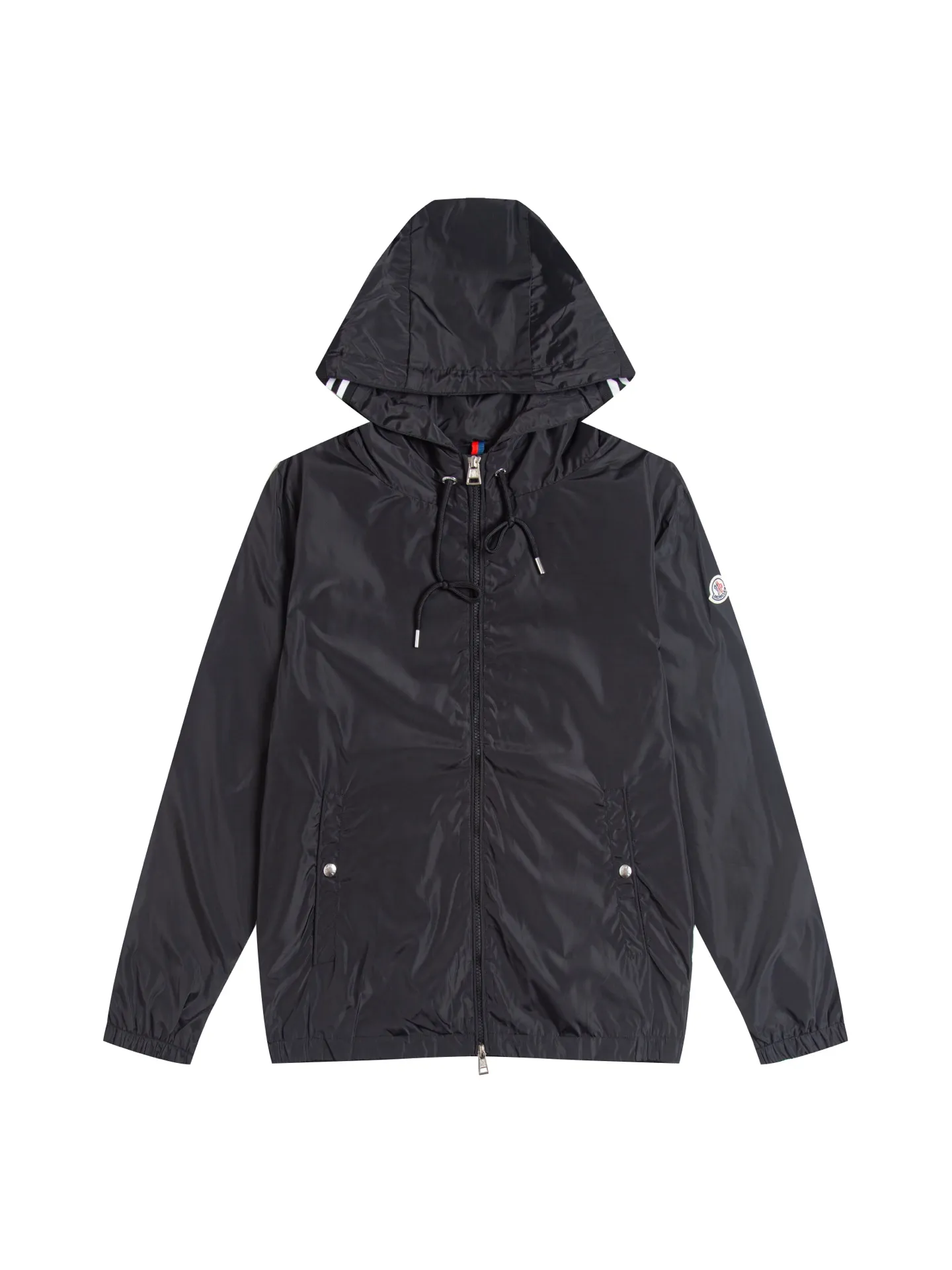 P520 ZP version) - Moncler's official website classic model is new. Letter jacquard hooded windbreaker jacket is the same for men and women - YB molded fabric details are the same. Full set of accessories customized to distinguish the market currency. Welcome to compare - Color black white - Code number 1 2 3 4 5
