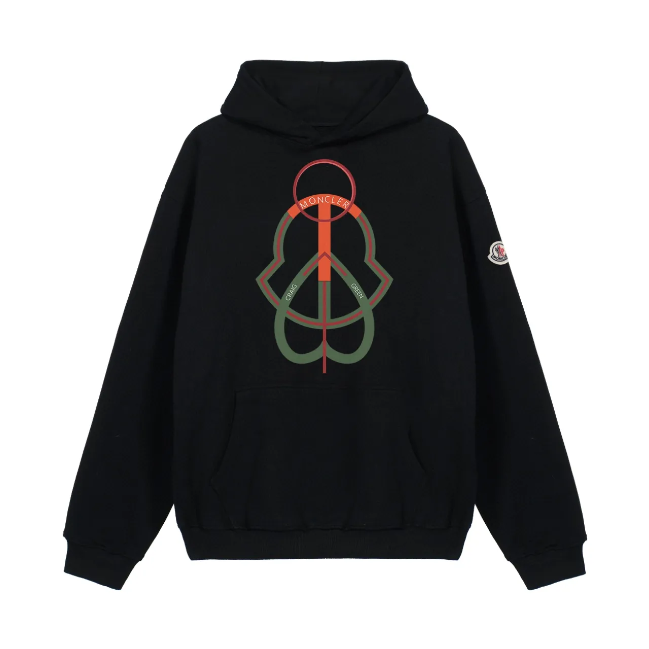 P270 Recommended for sale with confidence Moncler Mouth Mouth 480g Velvet printed hooded sweatshirt Australian velvet fabric is soft and comfortable, does not shrink, does not deform, does not pill) Original customized accessories Collar label Wash mark Hang tag Packaging (perfect details) Color White Black Size XS-L - Copy (23) - Copy