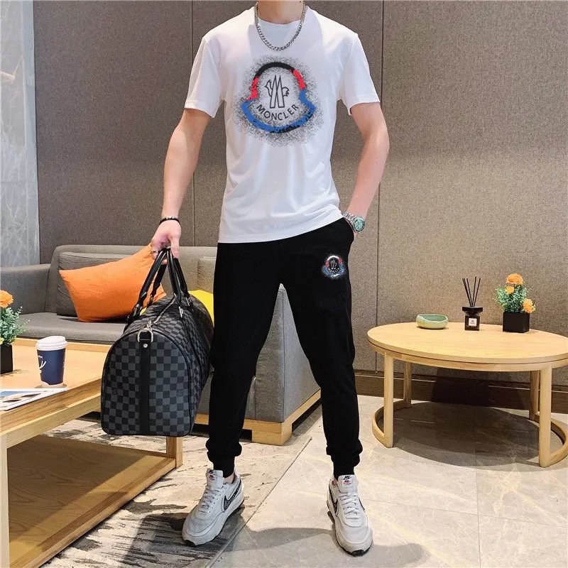 P320 [MONCLER] (Fat Man's Gospel) The same style as the 2025 official website. World-renowned luxury brand. Summer men's (double mercerized) high-quality 🐂 suit. It is made of imported original fabrics. It is a trendy style of the season and a versatile hit. Simple and elegant, precise workmanship allows you to be at the top of fashion. Size: M-5XL (can be worn up to 220 pounds)