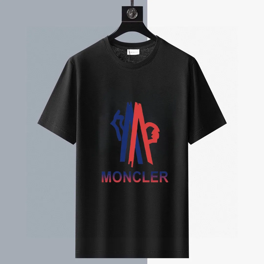 P280 Brand【MONCLER】2025 new men's short-sleeved shorts suit! Synchronous sales on the official website! High-end version on the market! It feels delicate and soft! Make you more comfortable to wear! The draped silhouette is awesome! Size: M-5XL (please state your height and weight when placing an order)