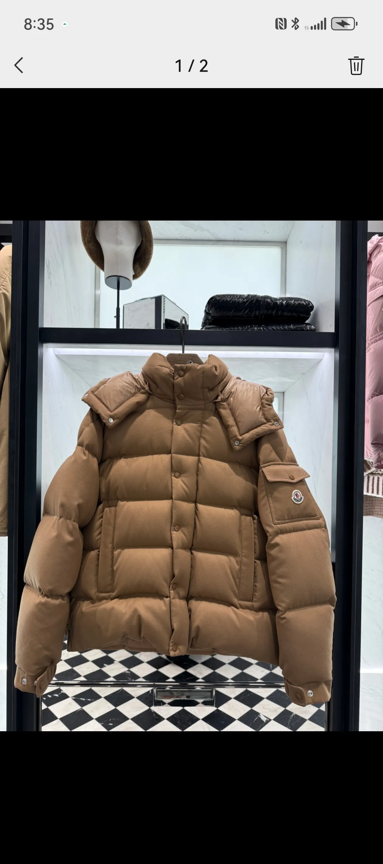 P880 Moncler. Vezere. The same classic style as 70 matte. Upgraded wool fabric and new Maillard dark brown color. Size 12345