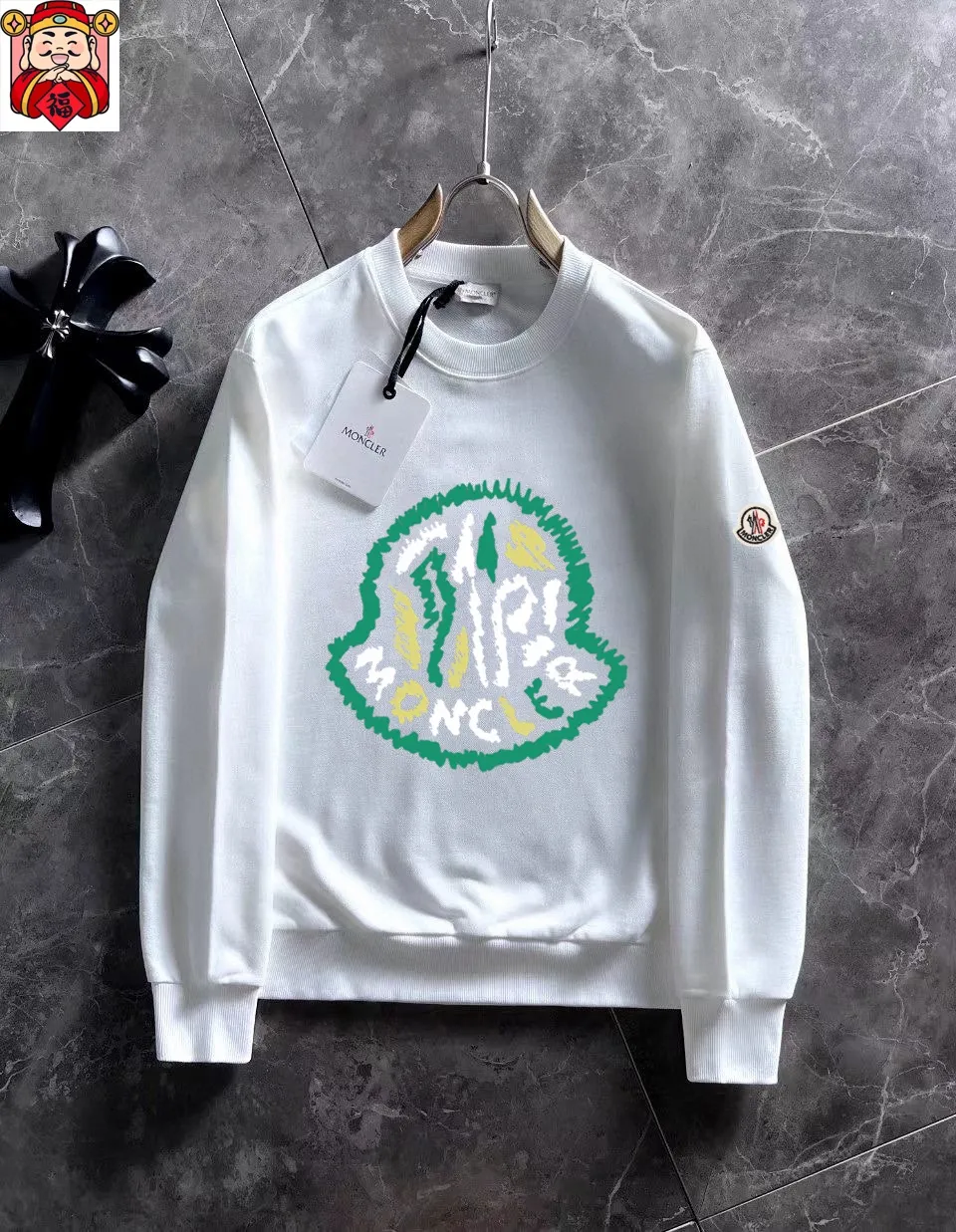 P200 💰 Brand [MONCLER] (good news for fat people) 2025ss spring latest long-sleeved round-neck sweatshirt, on sale simultaneously on the official website. Refreshing and breathable. Made of top Tencel Roman. Comfortable and soft. 3D stereoscopic clarity. Super fashion sense. Great gift for your own use. Size: M-5XL (can wear up to 220 pounds)