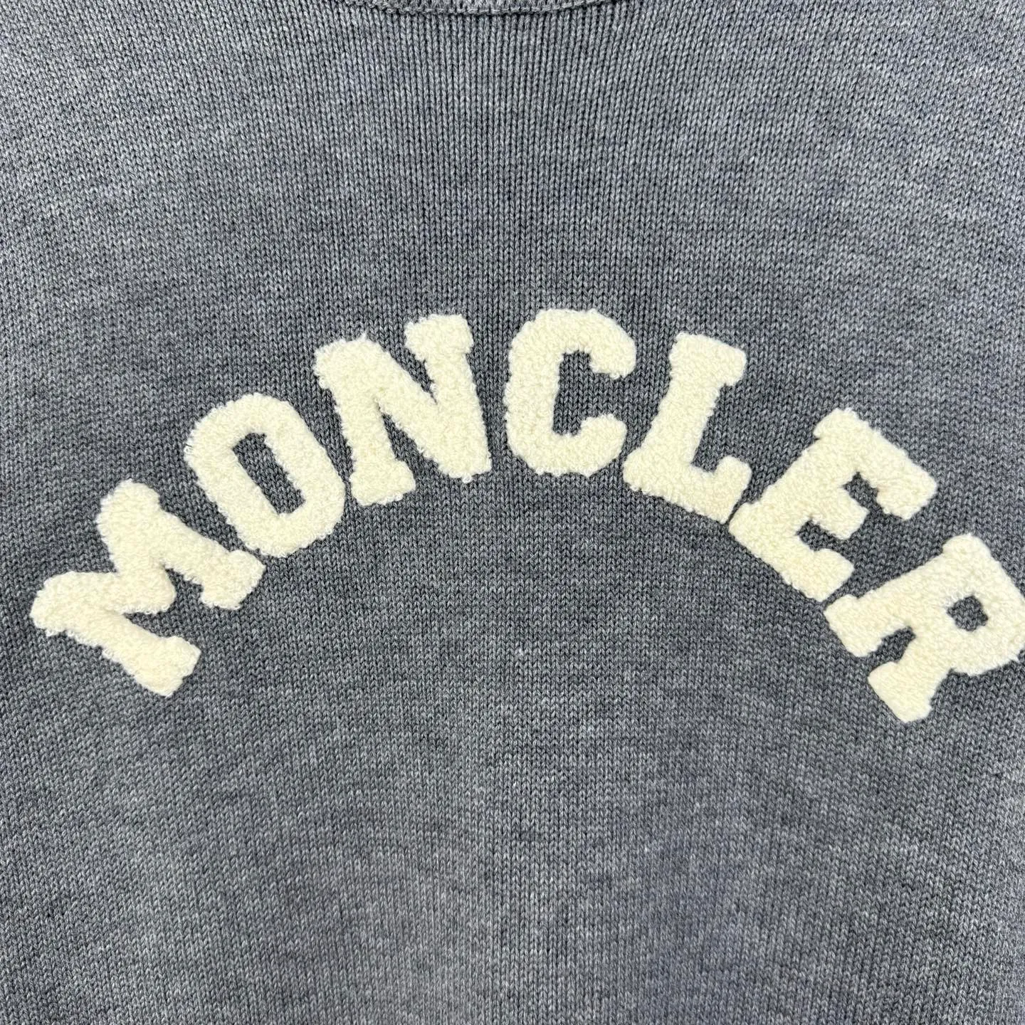 P430 Moncler masked towel embroidered letter logo wool blend knitted round neck pullover sweater Size: S/M/L/XL