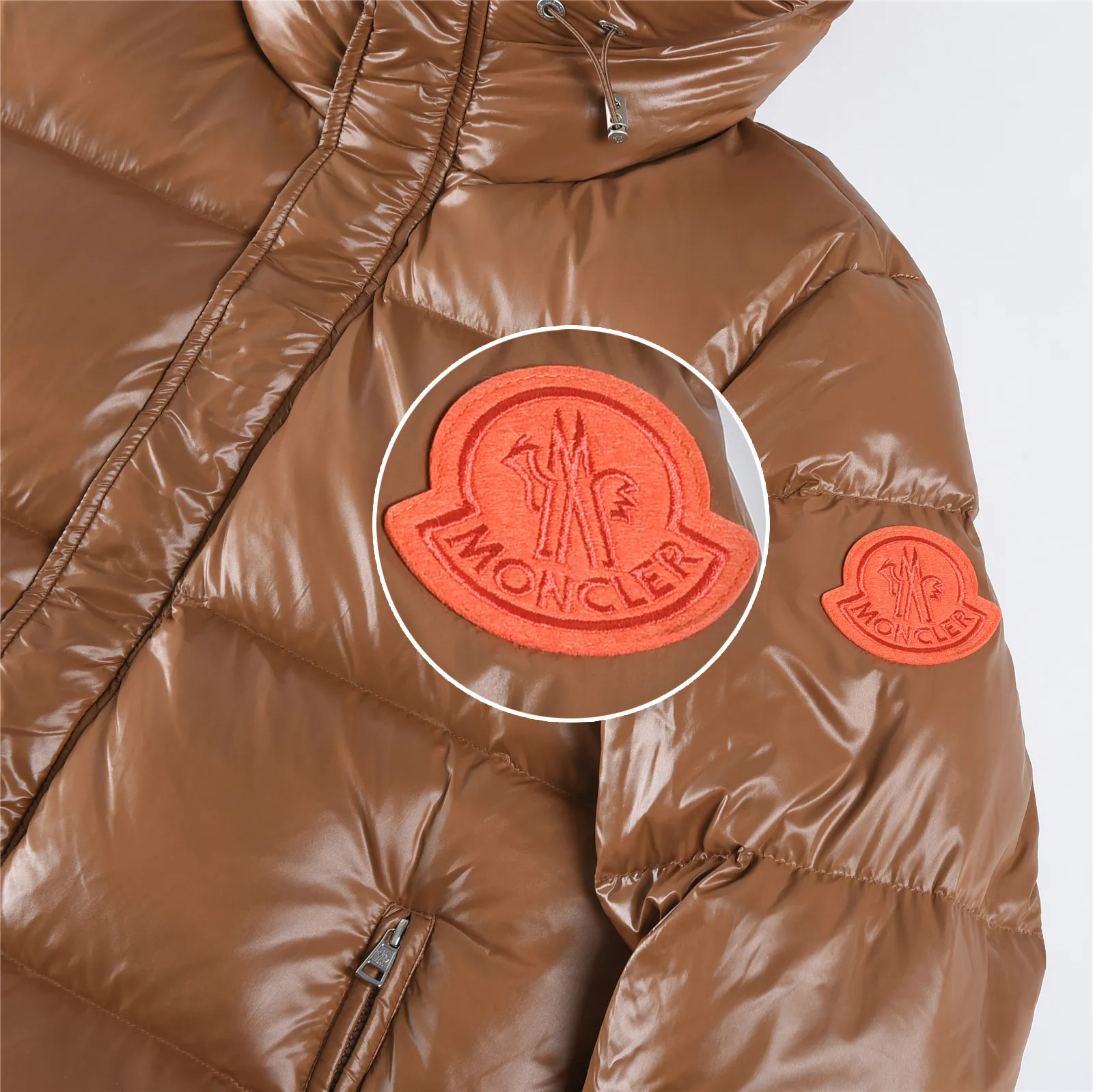 P1500 𝑴𝒐𝒏𝒄𝒍𝒆𝒓｜Moncler/Moncler 25𝒔𝒔 Parana autumn and winter new large-label hooded jacket, light luxury fashion star classic upgraded down jacket for men and women #T58# 𝑺𝒊𝒛𝒆：𝟭# 𝟮# 𝟯# 𝟰# 𝟱# Product color: black, brown