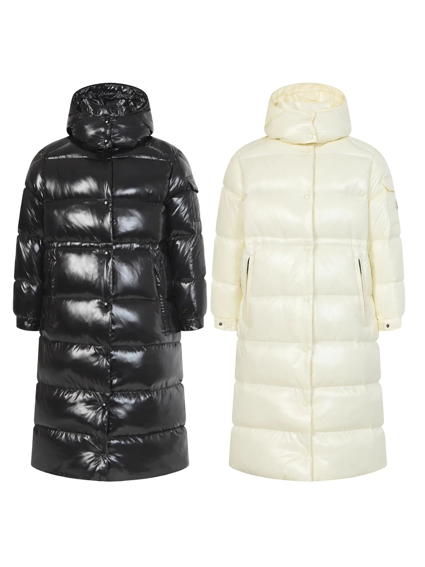 P860 MONCLER/Mongolian winter new women's long hooded counters are on sale at the same time🛒 Cavettaz long down adheres to the series' crisp graphic aesthetics and has square and rectangular quilting. It is made of lacquered nylon to highlight the brand's continuous efforts to reduce environmental impact. The down filling capacity is more than 400g🥳Thick and high fluffy Color: black white Code number: 1/2/3/4