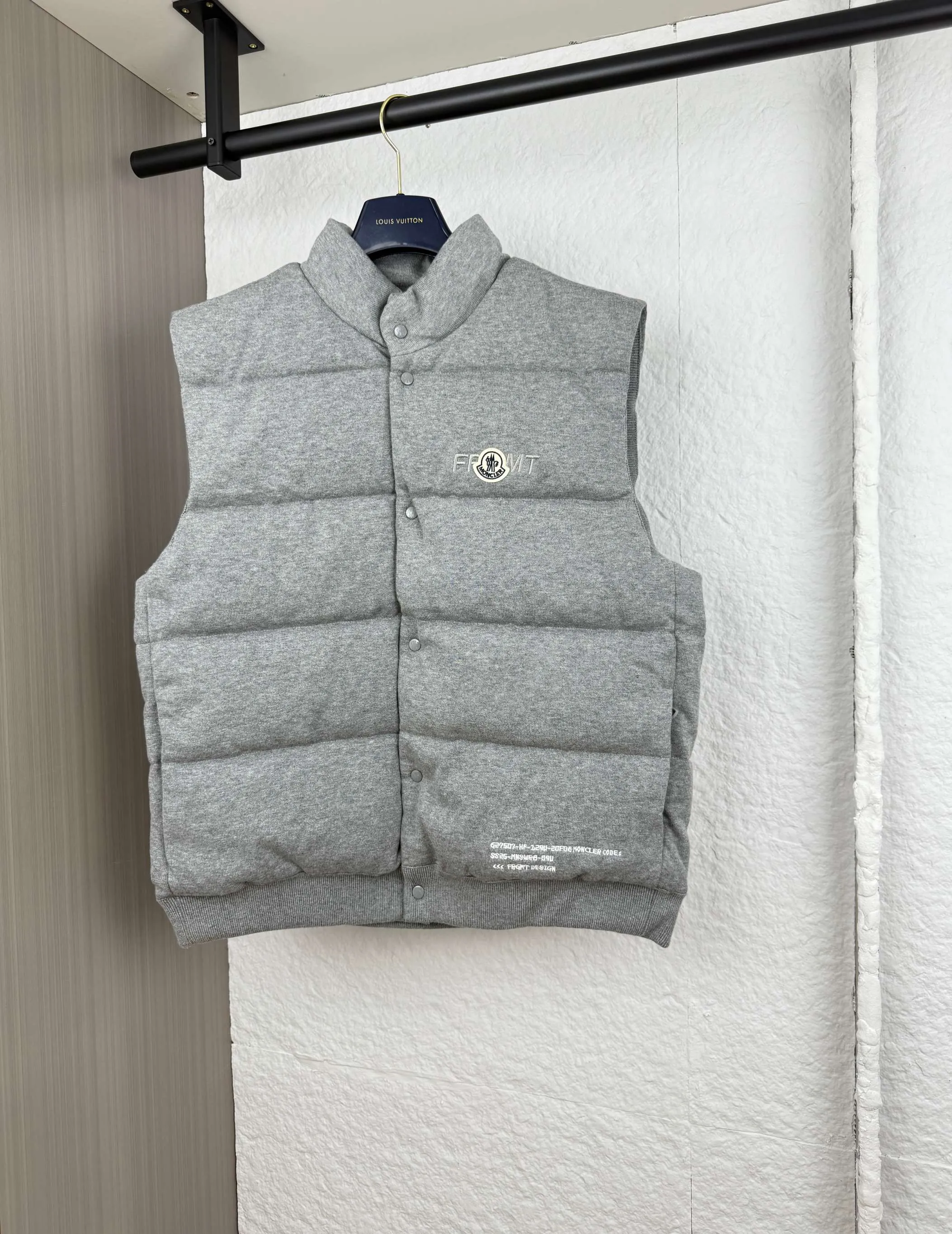P810 Moncler×Fujiwara Hiroshi FRGNT joint style down vest S/M/L/XL