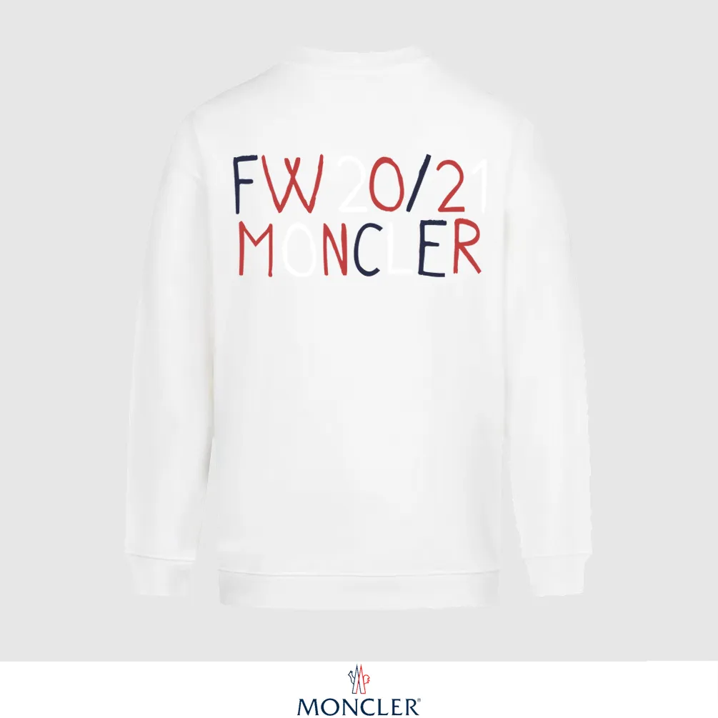 P240 Recommend the most popular Moncler masked 380g printed terry crew neck sweatshirt. Breathable pure cotton fabric. The texture is very soft and comfortable. No shrinkage, no deformation, no pilling). Original customized accessories. Collar label. Wash mark. Hang tag. Packaging (perfect details). Color: White. Black. Size: XS S M L.