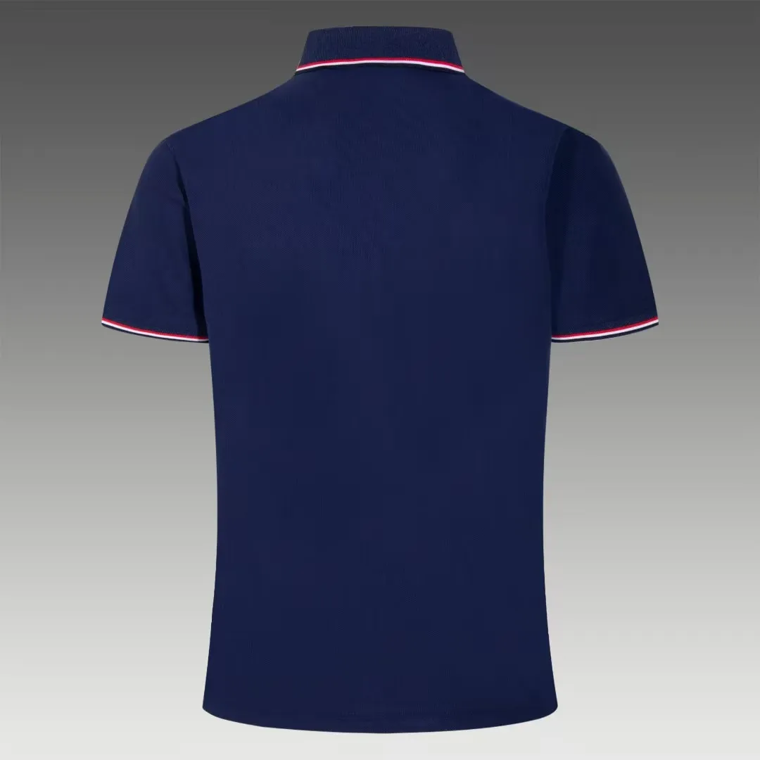 P190 Complete with three standards] MONCLER~ MONCLER 2024 summer new high-quality lapel short-sleeved POLO shirt, counter-customized fabric, high breathability and comfort, impeccable details, brand element design concept, reflecting high quality. It feels delicate and soft! It presents a casual cut and the upper body shape is great! The chest is filled with three-dimensional embroidery of the brand LOGO to highlight quality and luxury. Color: black/white Size: M~3XL