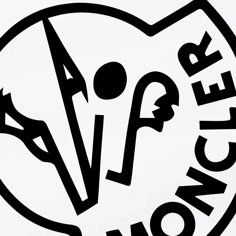 P270 Recommended for sale with confidence Moncler Mouth Mouth 480g Velvet printed hooded sweatshirt Australian velvet fabric is soft and comfortable, does not shrink, does not deform, does not pill) Original customized accessories Collar label Wash mark Hang tag Packaging (perfect details) Color White Black Size XS-L - Copy (42) - Copy