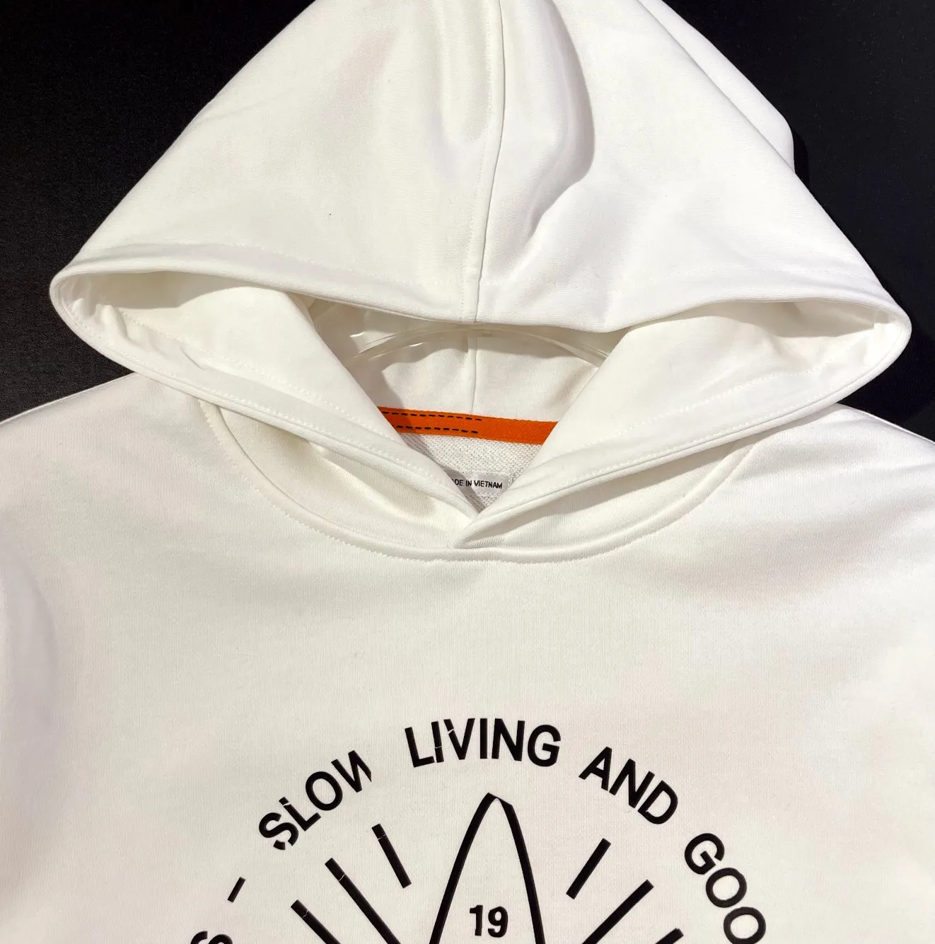 P250 2025 new autumn and winter 420g velvet hooded sweatshirt Process: Printing logo: MONCLER Color: Black White Size: M~3XL
