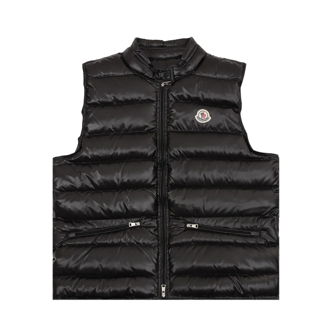 P560 Moncler maya/mask thin diagonal zipper down vest Size: 1-5