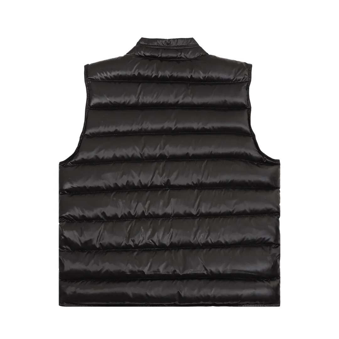 P560 Moncler maya/mask thin diagonal zipper down vest Size: 1-5