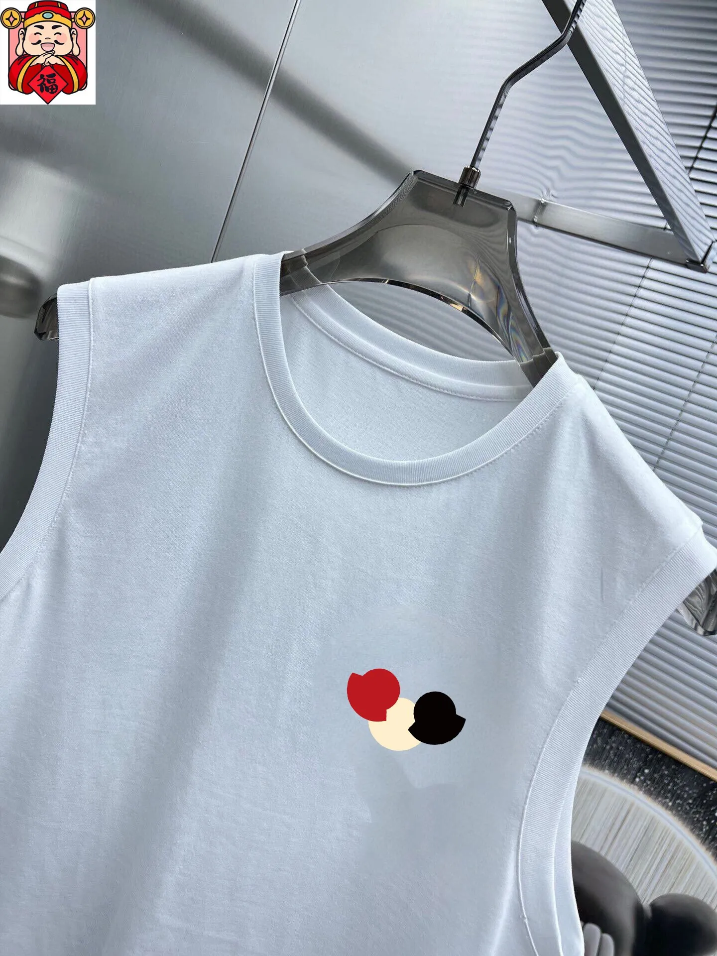 P290 brand [MONCLER Mouth Mouth] 2025 spring and summer new vest suit, classic and simple style, anyone can drive easily. Imported custom mercerized cotton fabric, soft, comfortable and stylish, sweat-absorbent and breathable, classic brand letter logo design on the chest. Luxurious fashion craft style, order from foreign trade company, luxurious classic design, fashionable must-have item! Highly recommended to buy! 🔺🔺Counter size: M～3XL